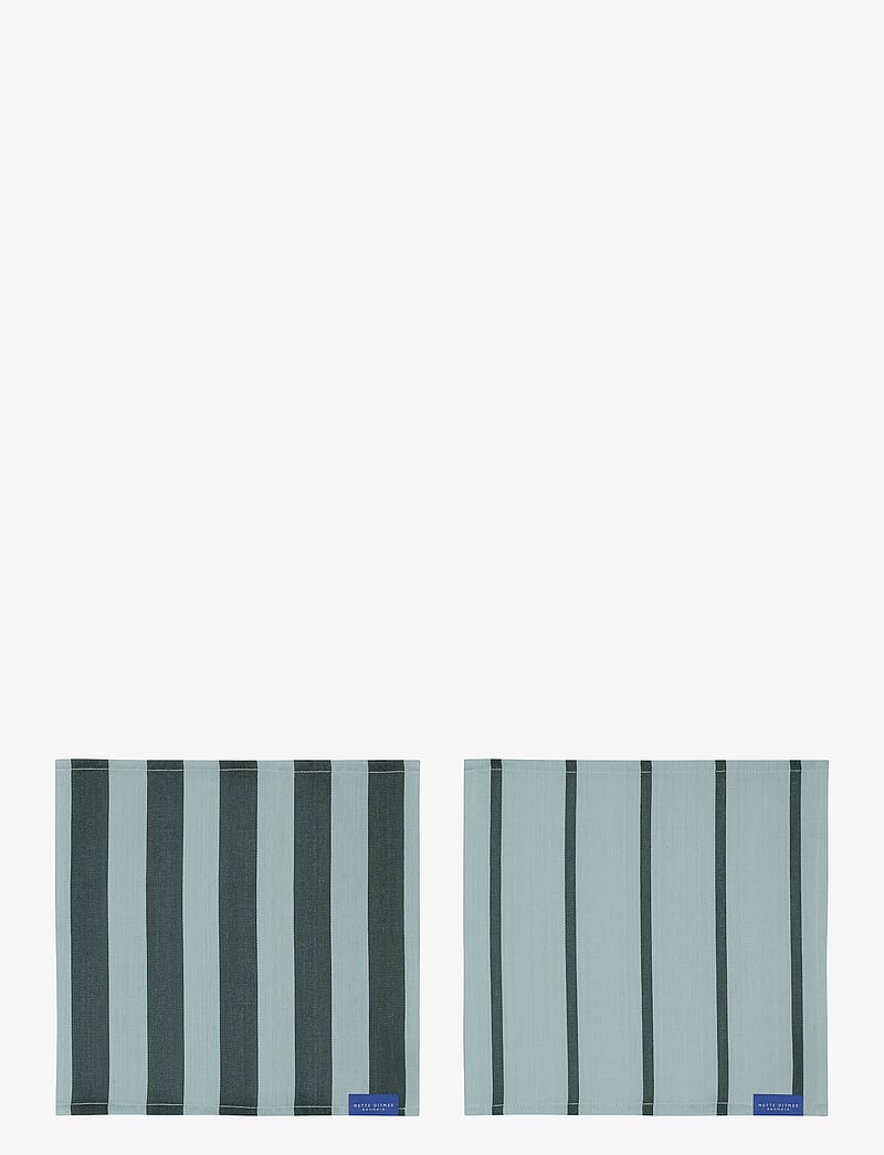 Mette Ditmer - STRIPES dish cloth, 2-pack - stoffservietten - mint - 1
