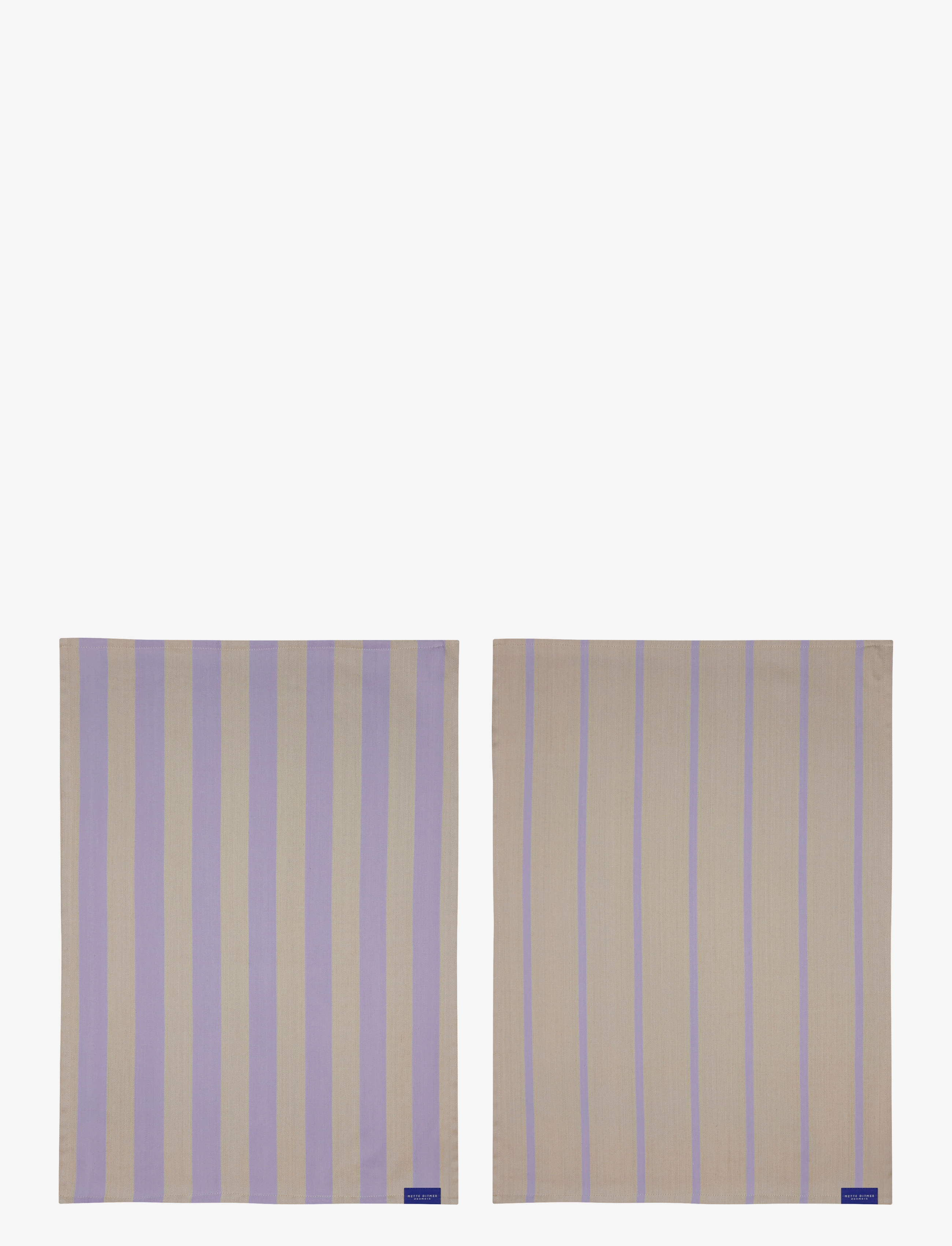 Mette Ditmer Stripes Tea Towel, 2-Pack, Kitchen Håndklæde, Multi/mønstret, Str: W50X L70CM