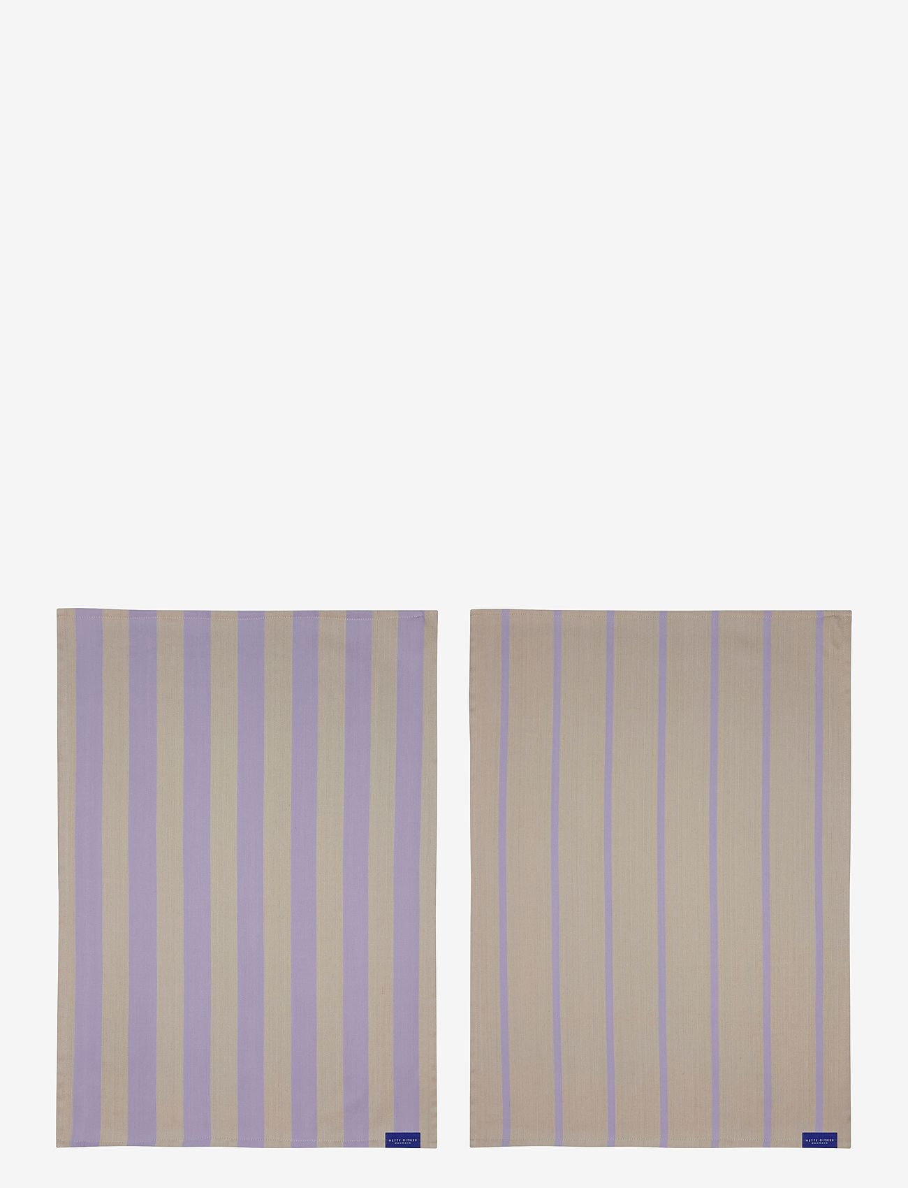 Mette Ditmer - STRIPES tea towel, 2-pack - küchenhandtücher - sand - 1