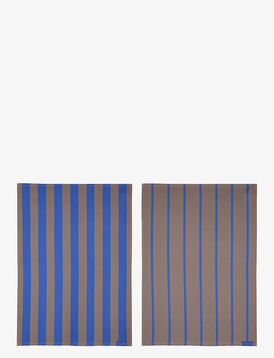 Mette Ditmer - STRIPES tea towel, 2-pack - köögirätikud - blush - 1