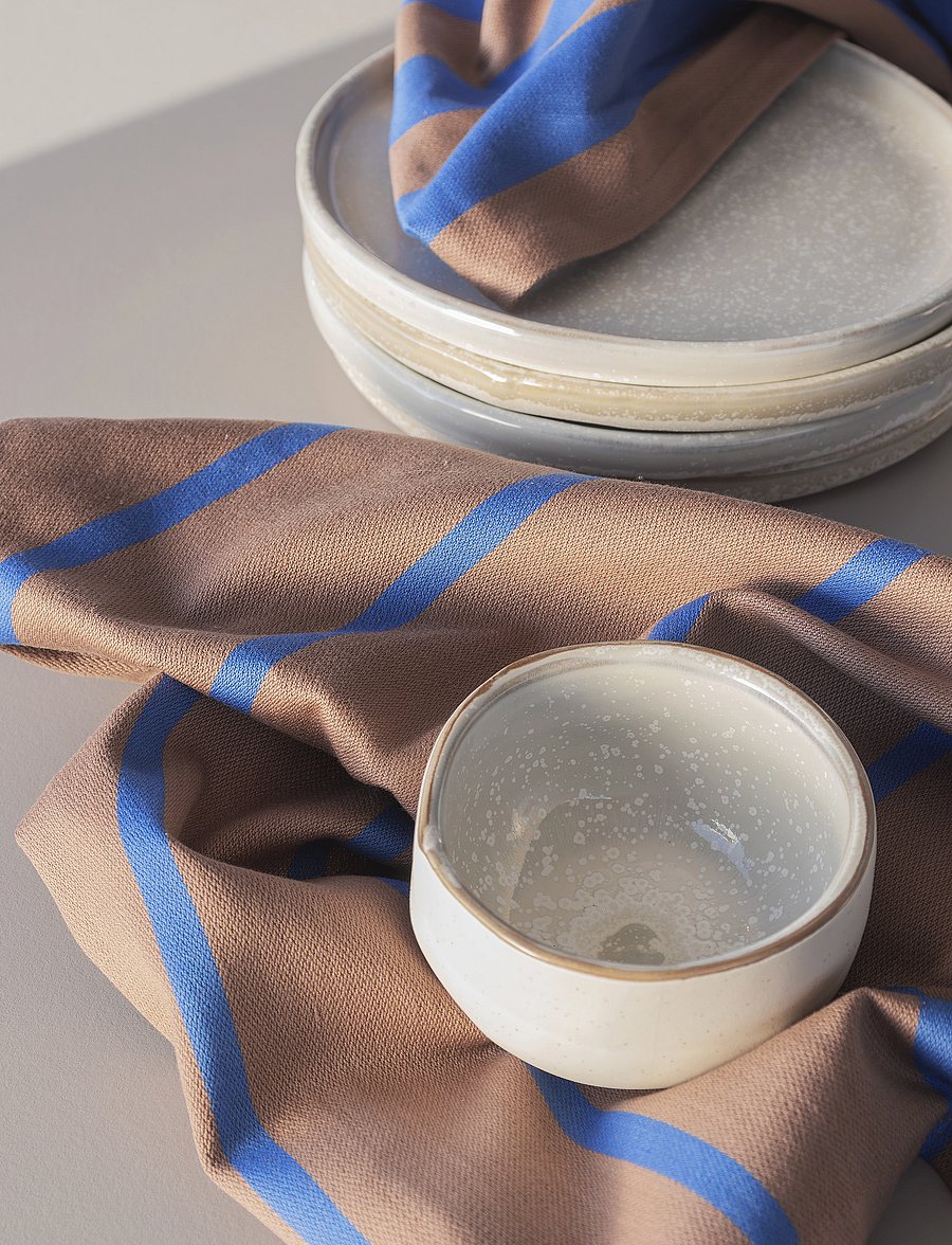 Mette Ditmer - STRIPES tea towel, 2-pack - köögirätikud - blush - 0