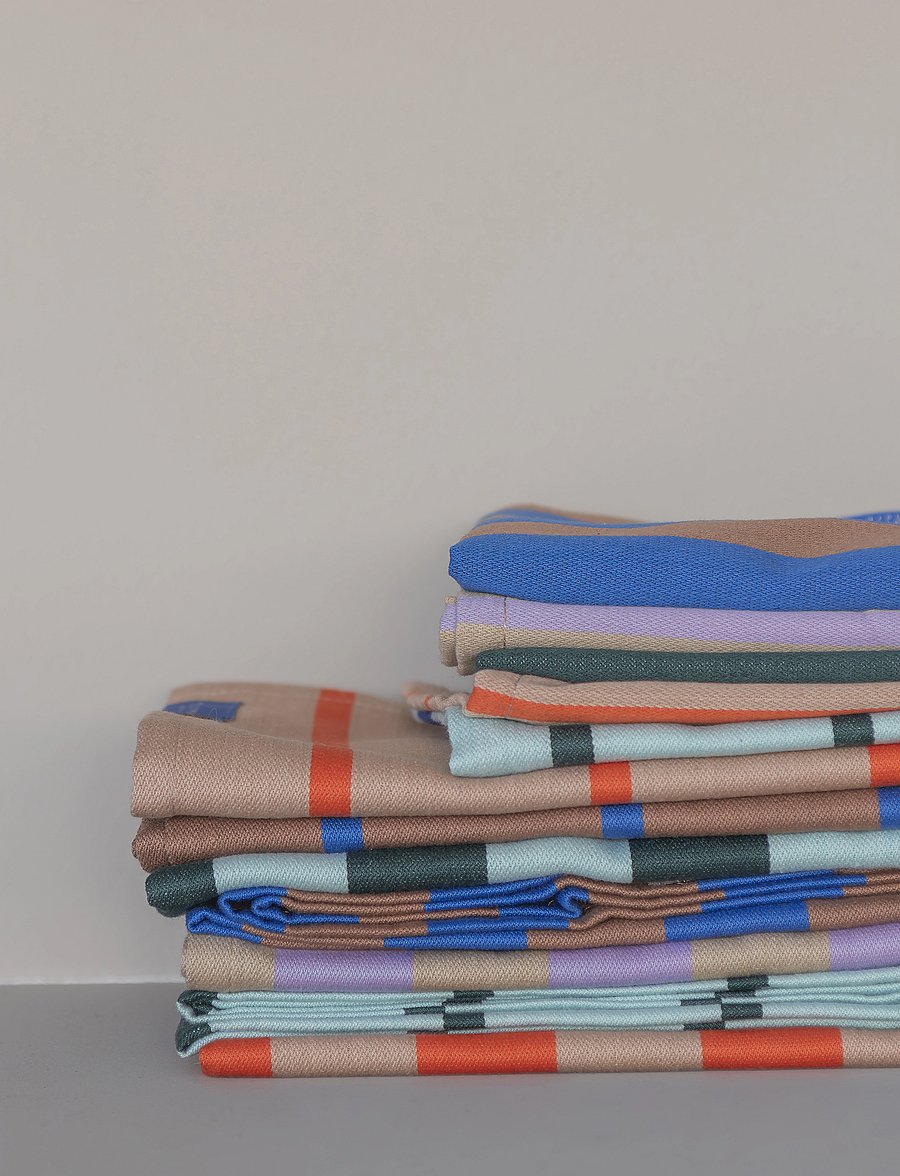 Mette Ditmer - STRIPES tea towel, 2-pack - köögirätikud - blush - 4
