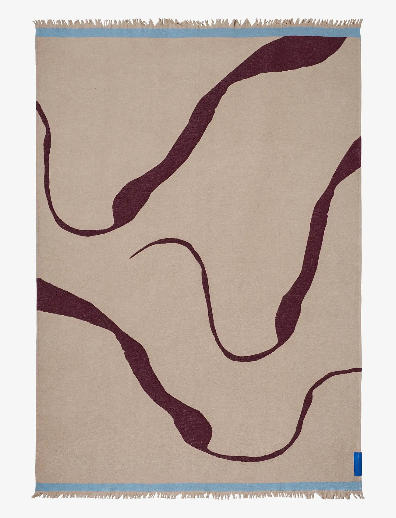 Mette Ditmer - STUDIO throw - decken - wine - 1