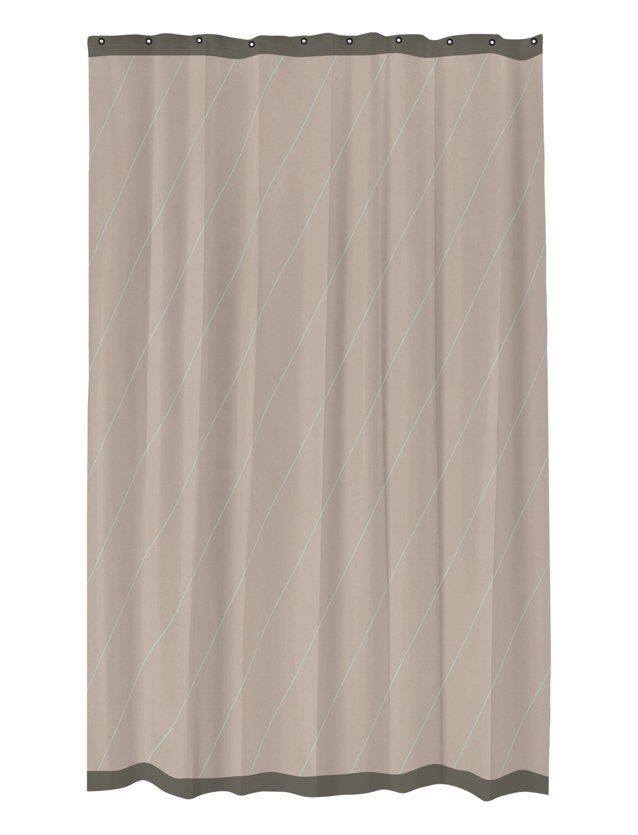 Mette Ditmer Subtle Shower Curtain, Bruseforhæng, Beige, Str: ONE SIZE