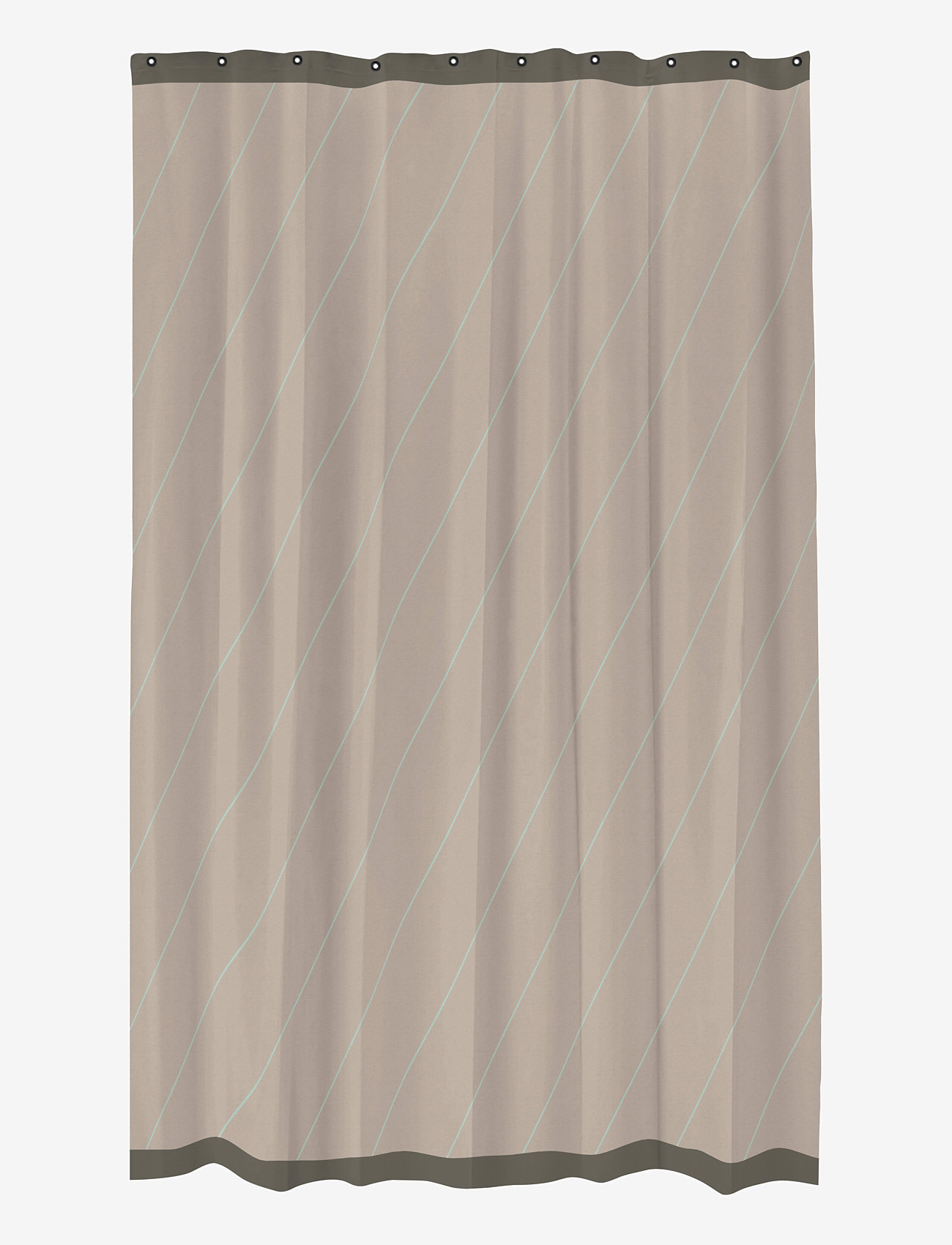 Mette Ditmer - SUBTLE shower curtain - shower curtains - mint - 1