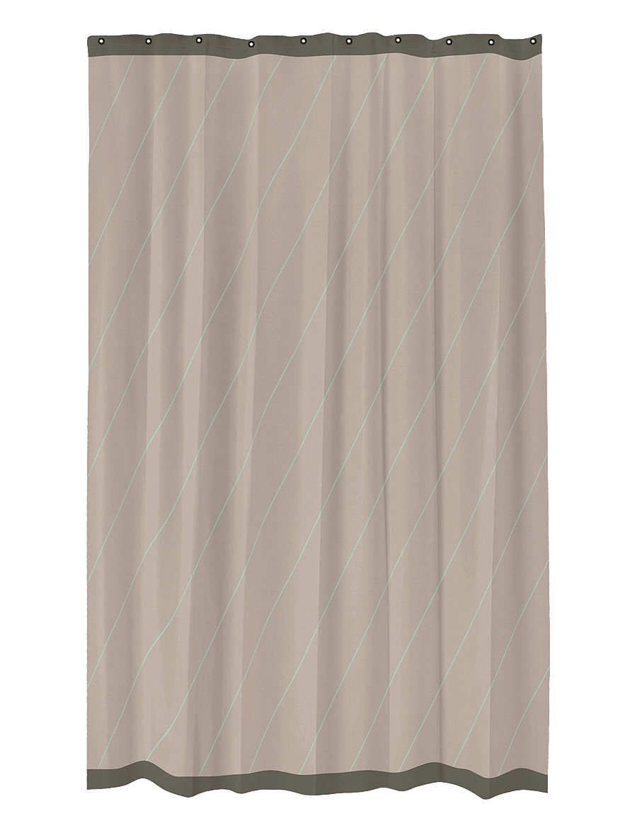 Mette Ditmer - SUBTLE shower curtain - duschvorhänge - mint - 1