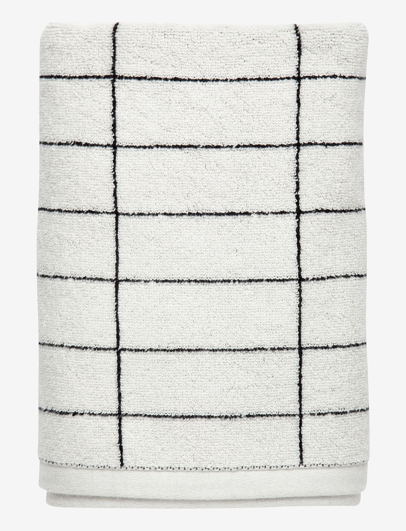 Mette Ditmer - TILE guest towel, 2 pack - black / off-white - 0