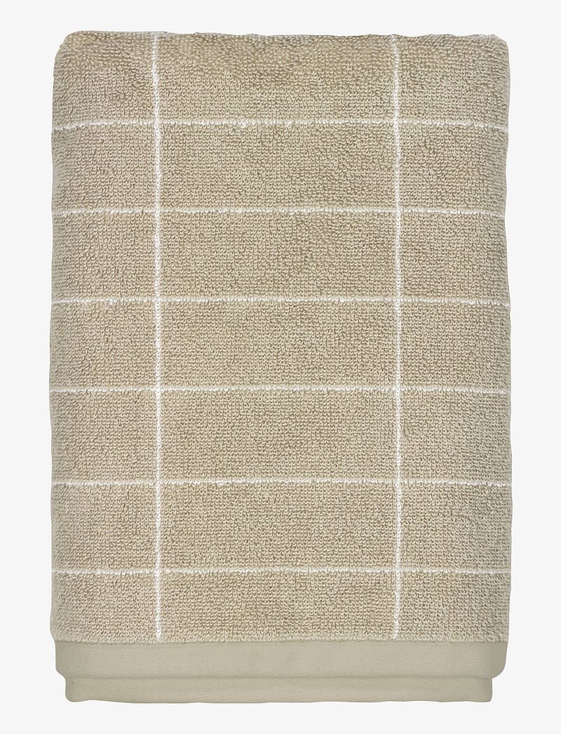 Mette Ditmer - TILE STONE bath towel - badlakan - sand / off-white - 0