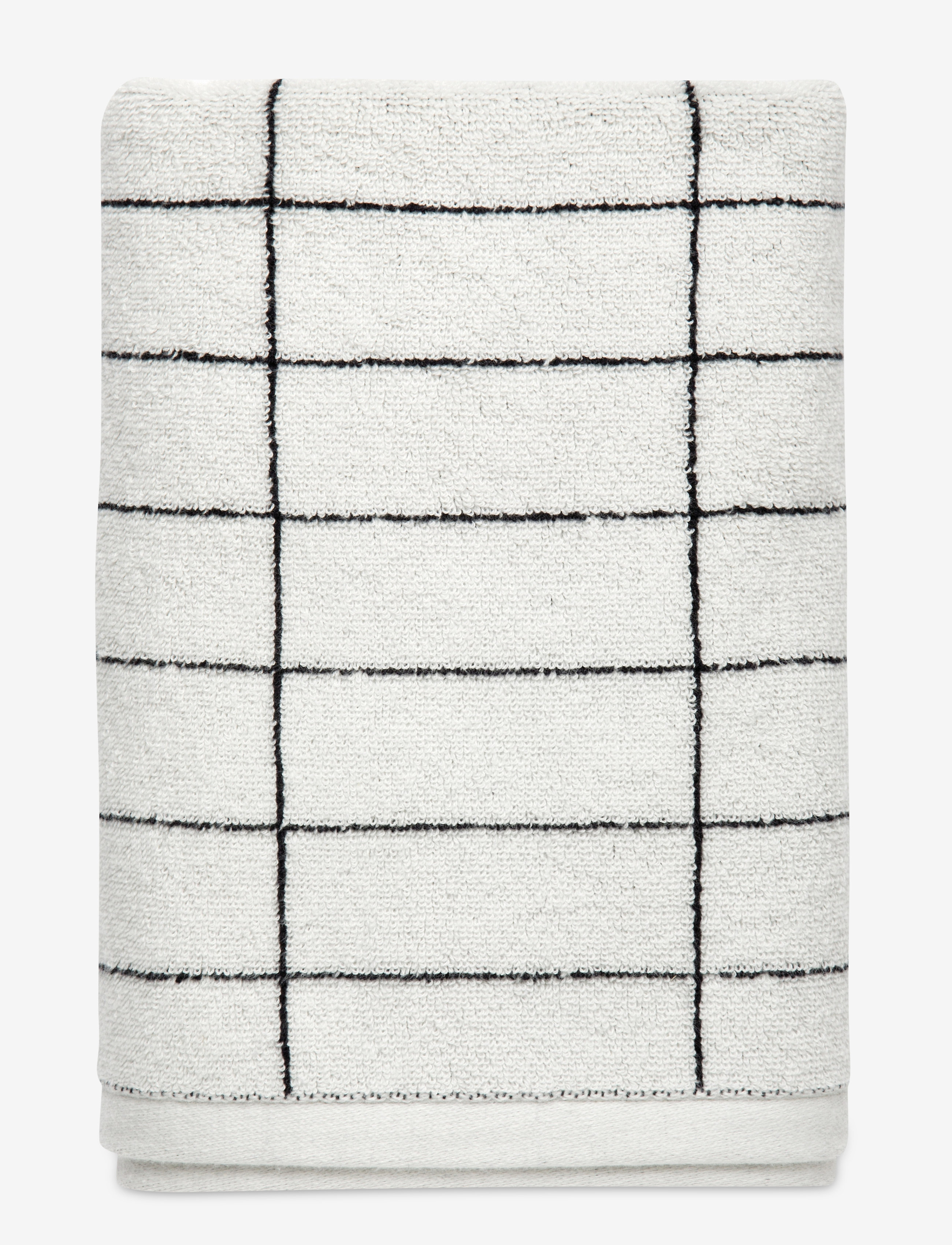 Mette Ditmer Tile Stone Bath Towel, Bath Håndklæde, Hvid, Str: 70X140CM