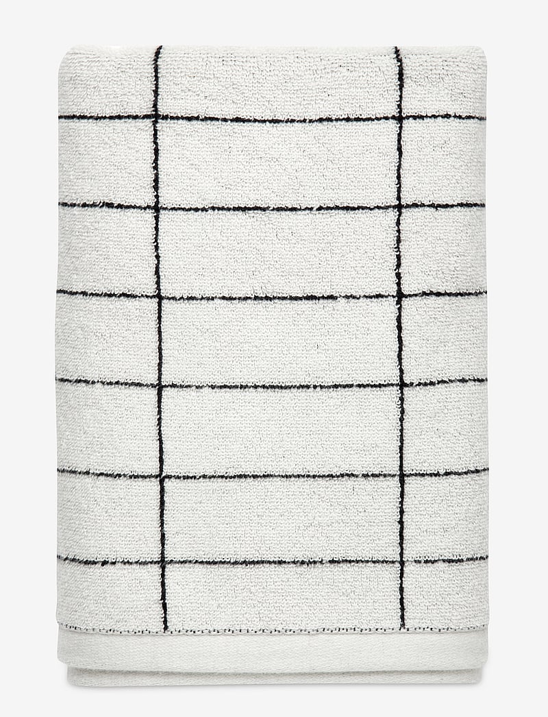 Mette Ditmer - TILE STONE Bath towel - badetücher - black/off white - 1