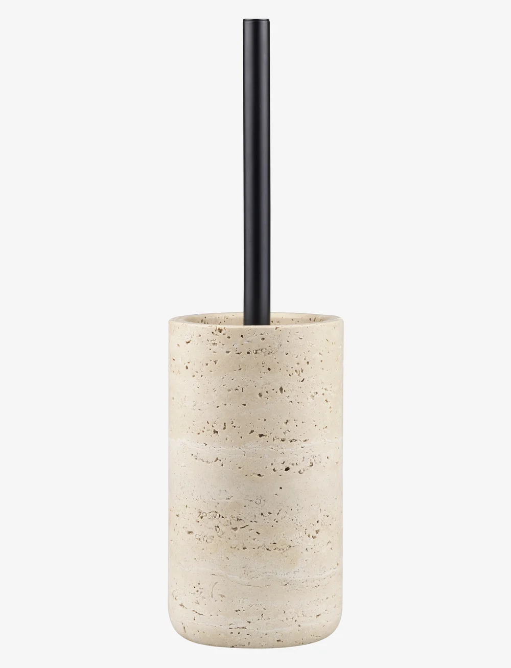 Mette Ditmer - TRAVERTINE toilet brush holder - osta hinna alusel - linen - 0