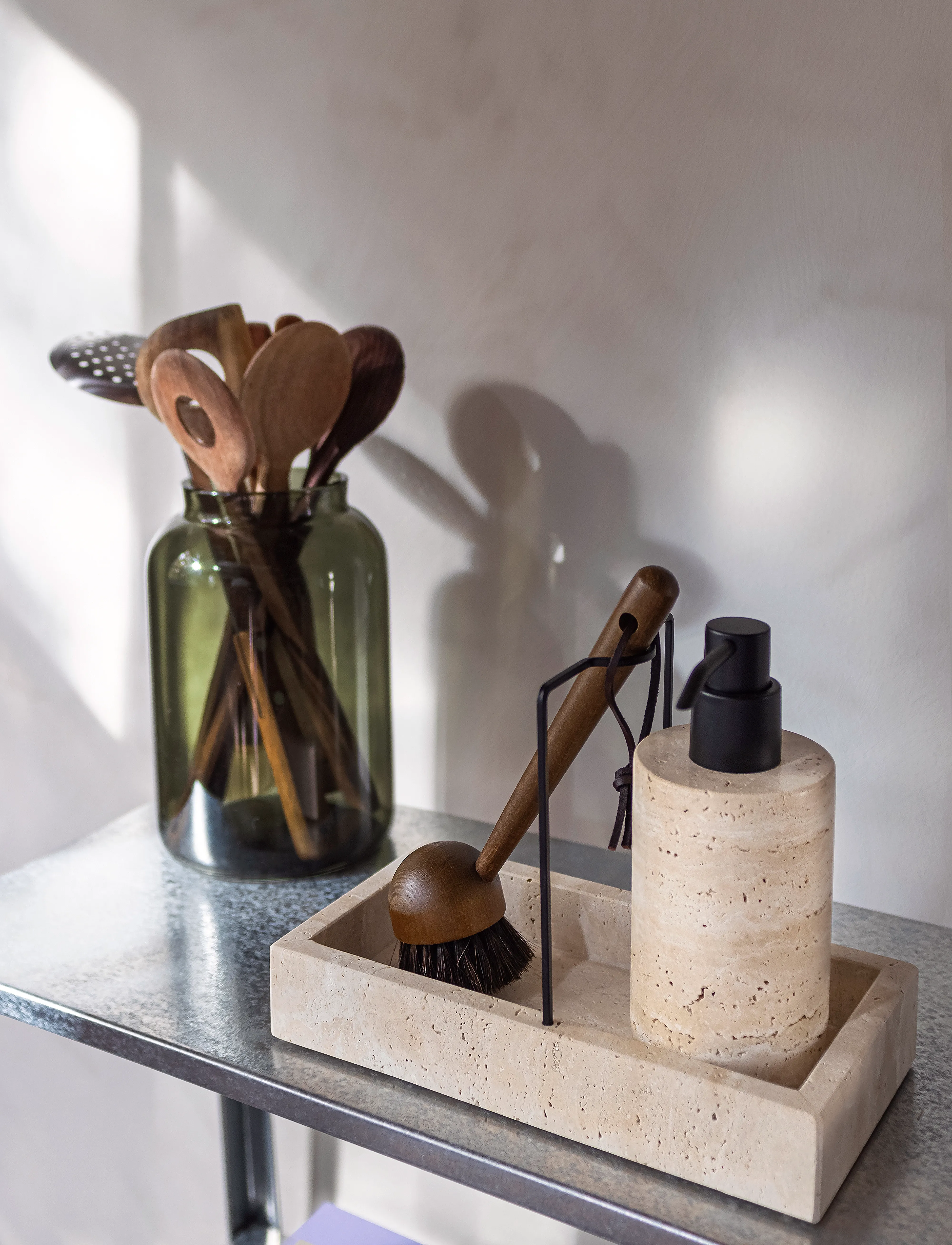Mette Ditmer - TRAVERTINE dishwashing organizer - suszarka do naczyń - linen - 2