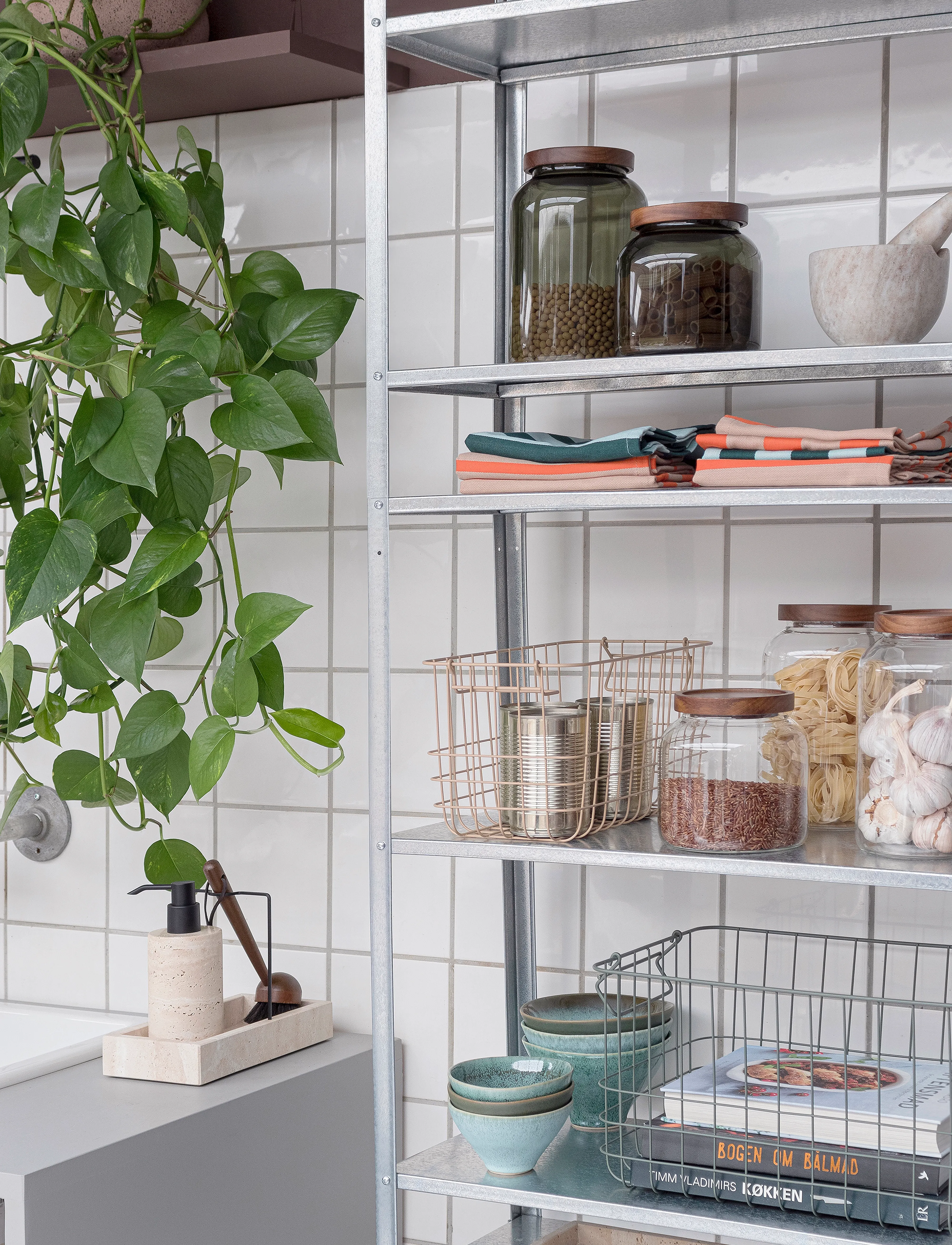 Mette Ditmer - TRAVERTINE dishwashing organizer - suszarka do naczyń - linen - 3