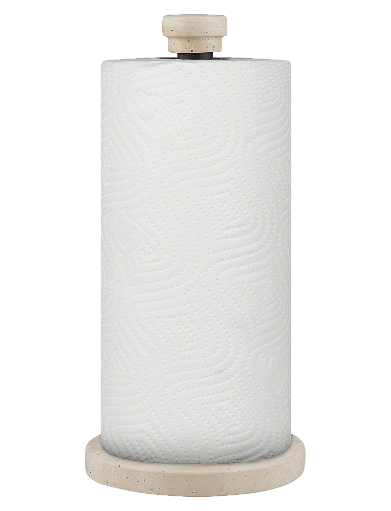 Mette Ditmer - TRAVERTINE kitchen roll holder - porte essuie-tout - linen - 2