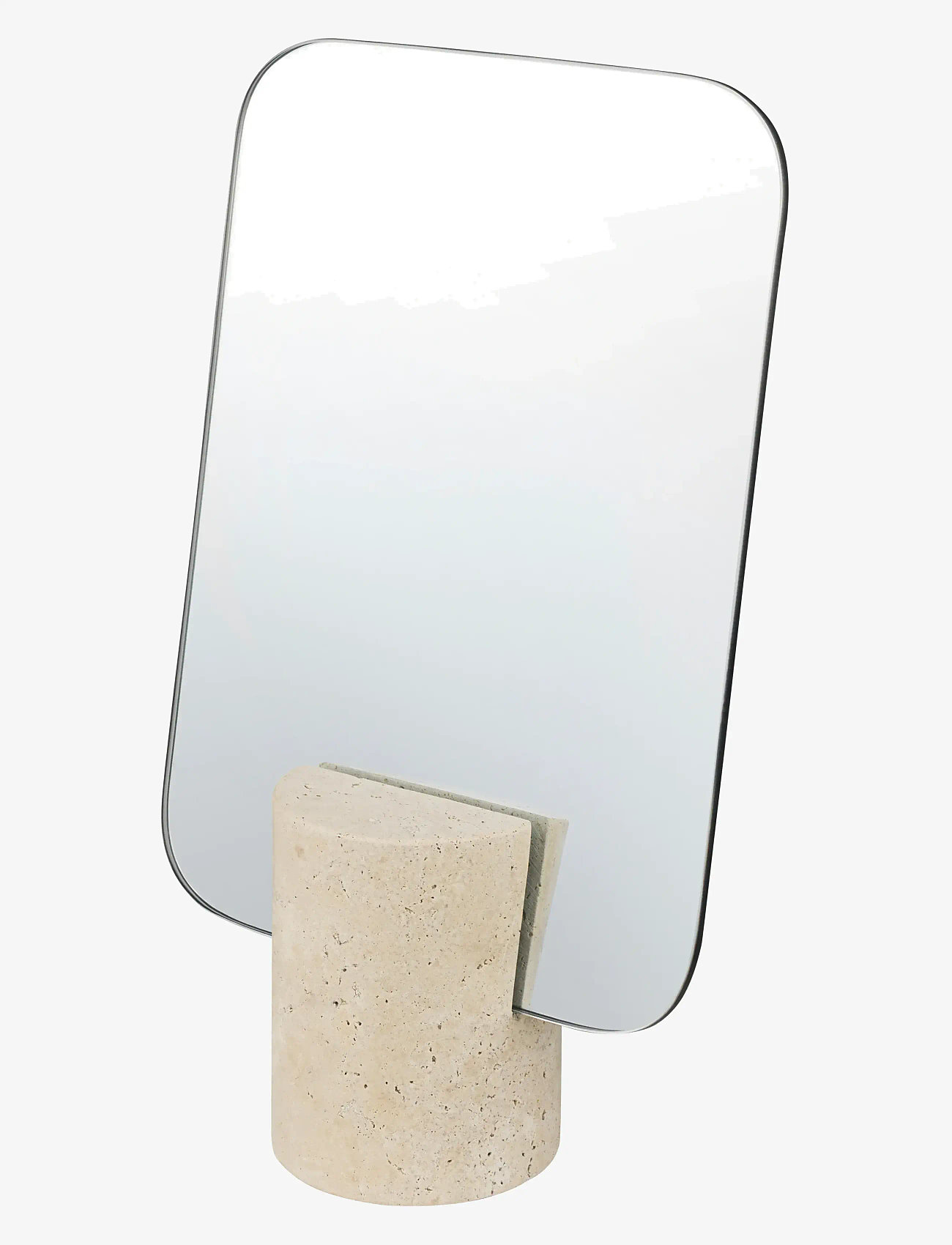 Mette Ditmer - TRAVERTINE mirror - badeværelsesspejle - linen - 1