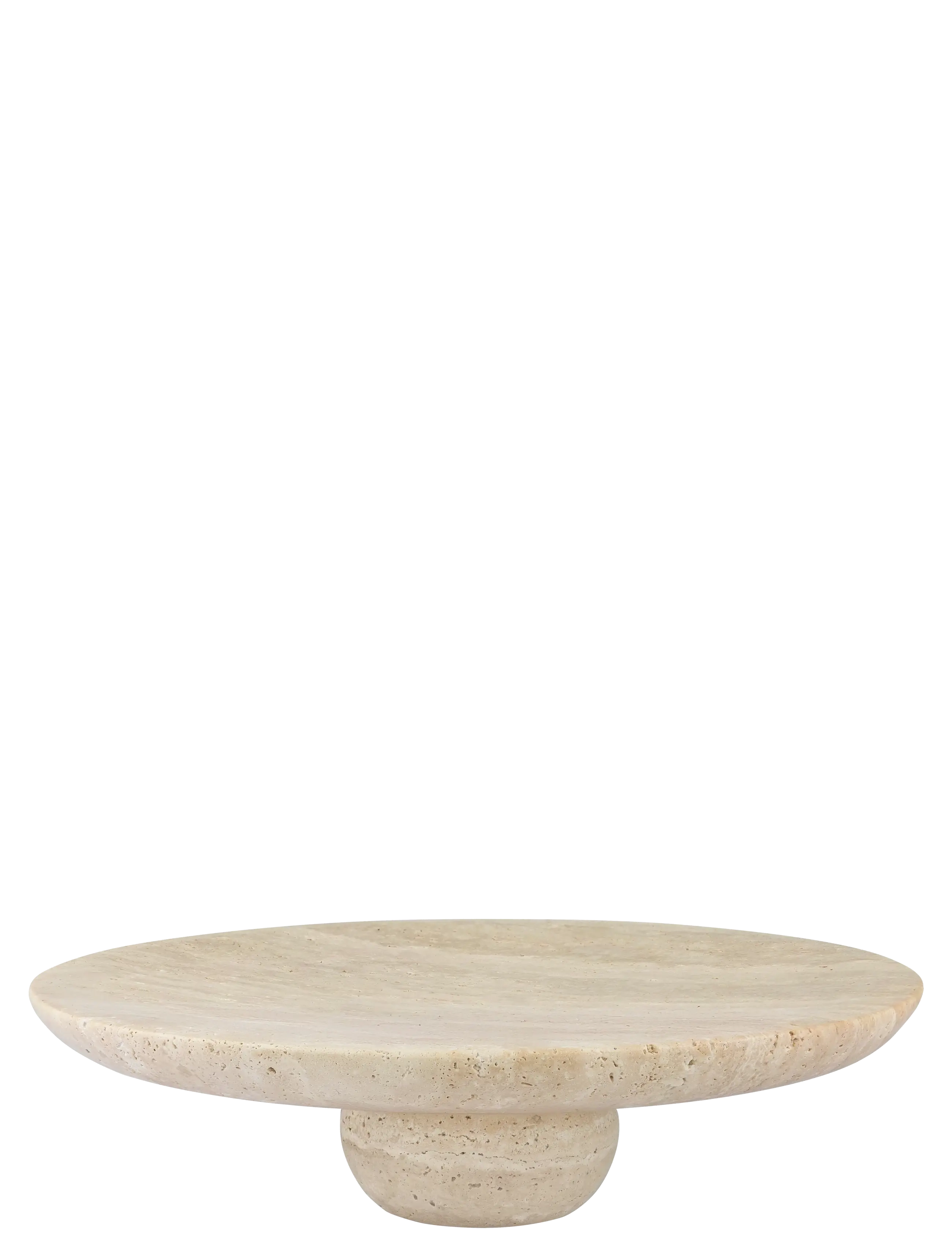 Mette Ditmer TRAVERTINE pedestal - Confirmation gifts - LINEN / natural
