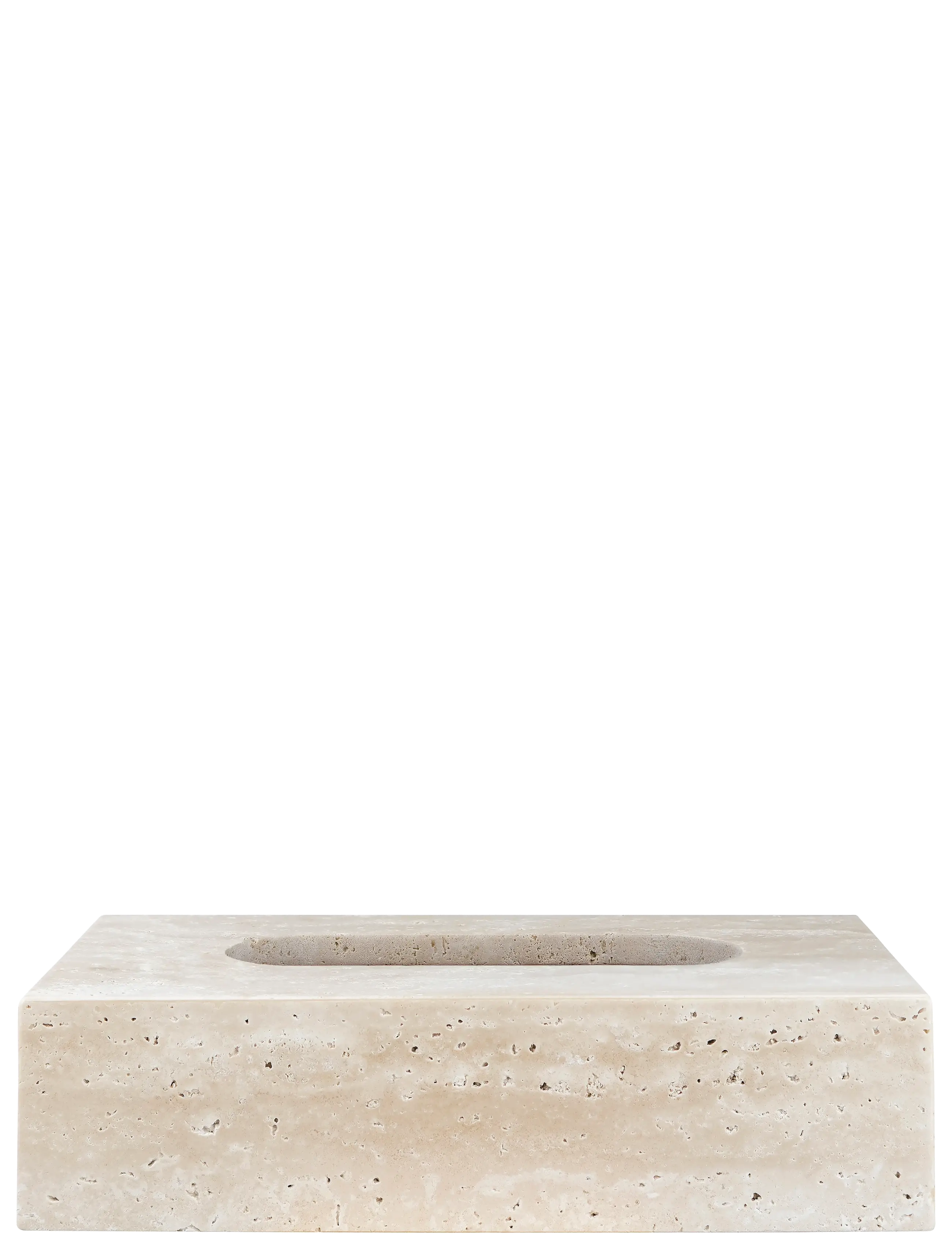 Mette Ditmer TRAVERTINE tissue cover - Borddækning - LINEN / cream