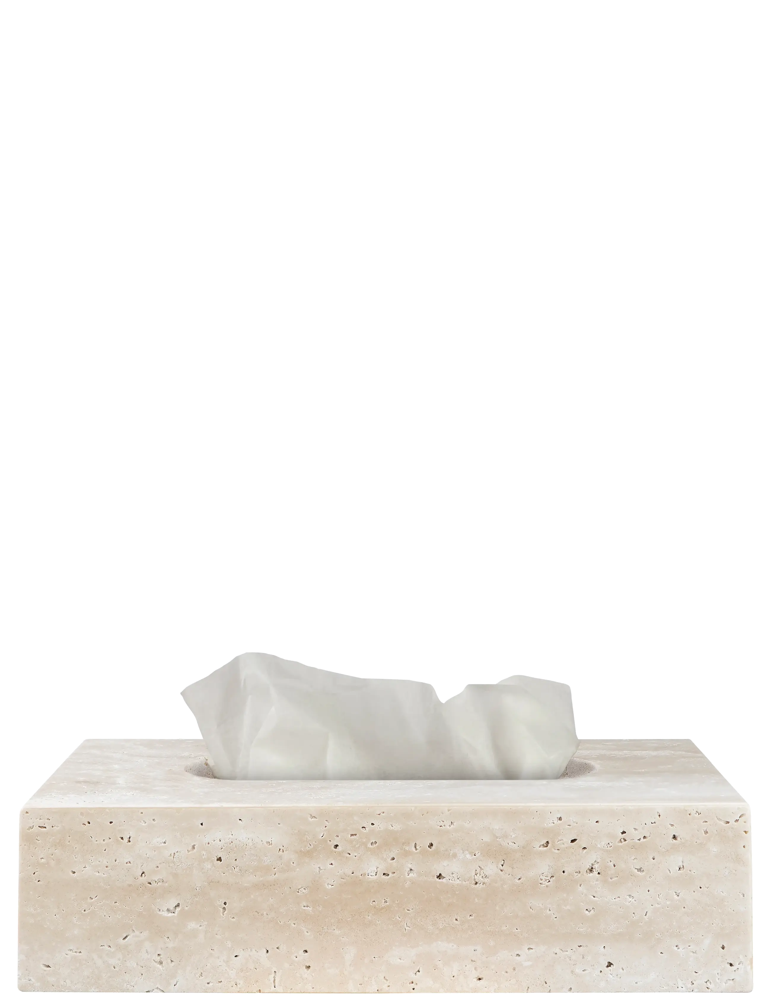 Mette Ditmer - TRAVERTINE tissue cover - servettringar & servettställ - linen - 2