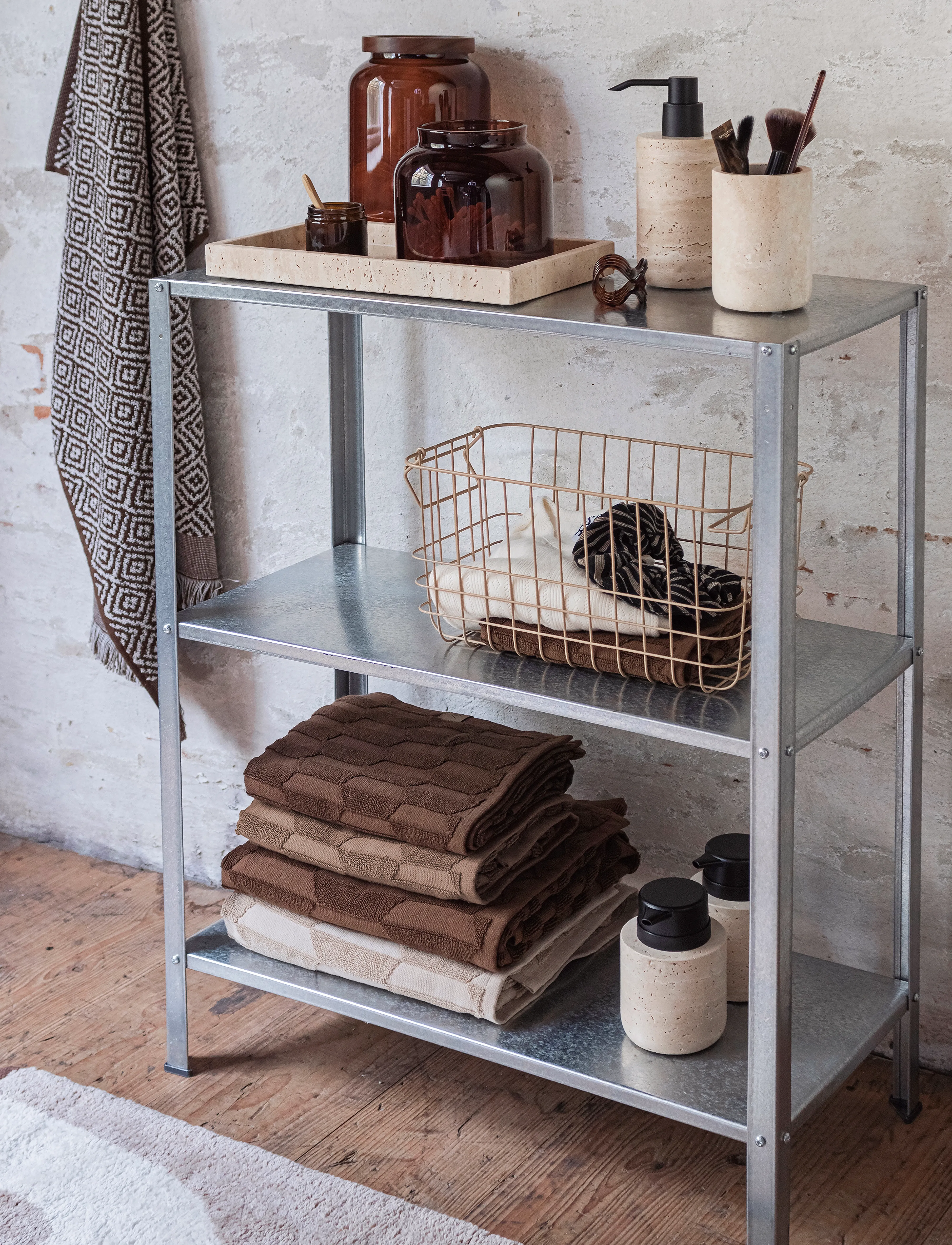 Mette Ditmer - TRAVERTINE deco tray - linen - 3