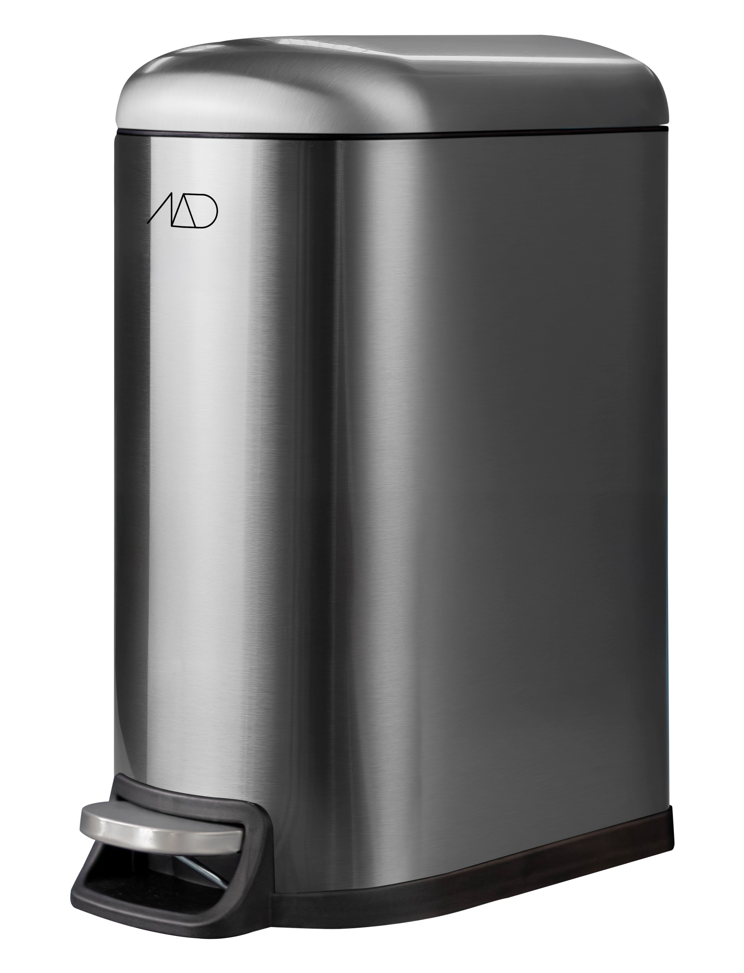 Mette Ditmer Walther Pedal Bin, Paper Bins, Sølv, Str: 10 L