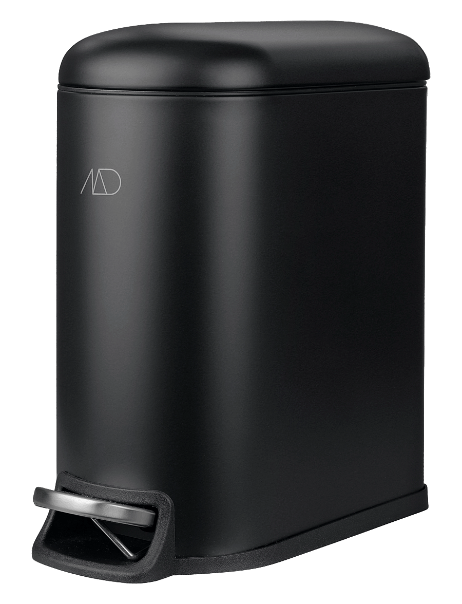 Mette Ditmer - MINI-WALTHER pedal bin - papierkörbe - black - 1