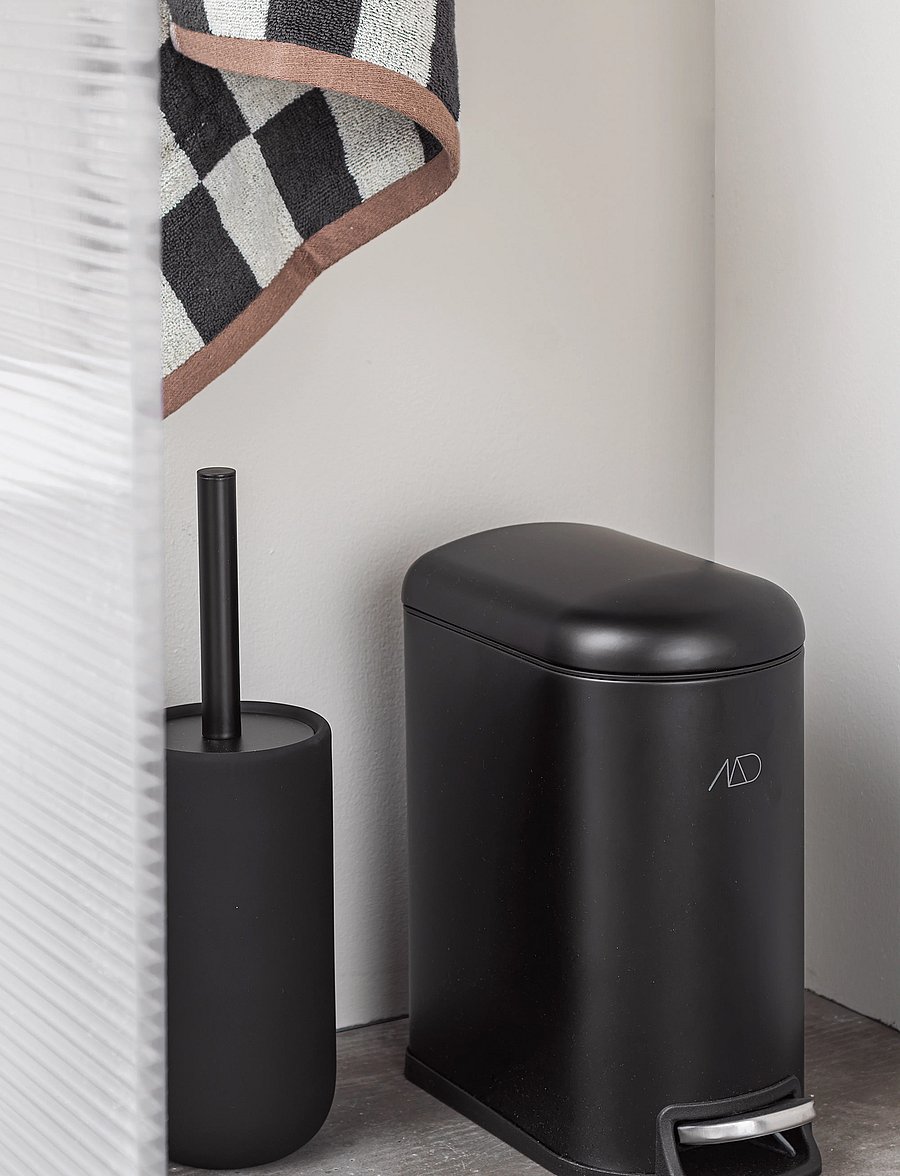 Mette Ditmer - MINI-WALTHER pedal bin - papierkörbe - black - 0