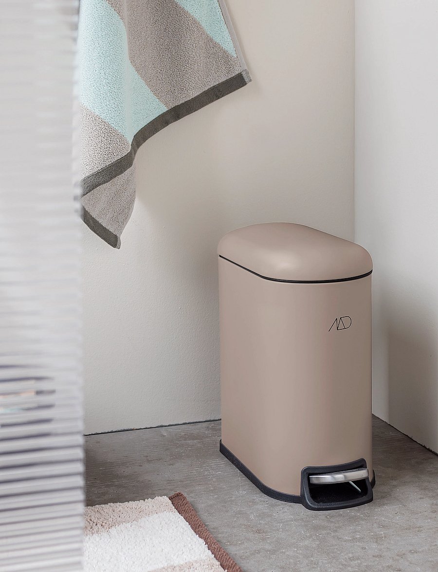 Mette Ditmer - MINI-WALTHER pedal bin - papierkörbe - sand - 0