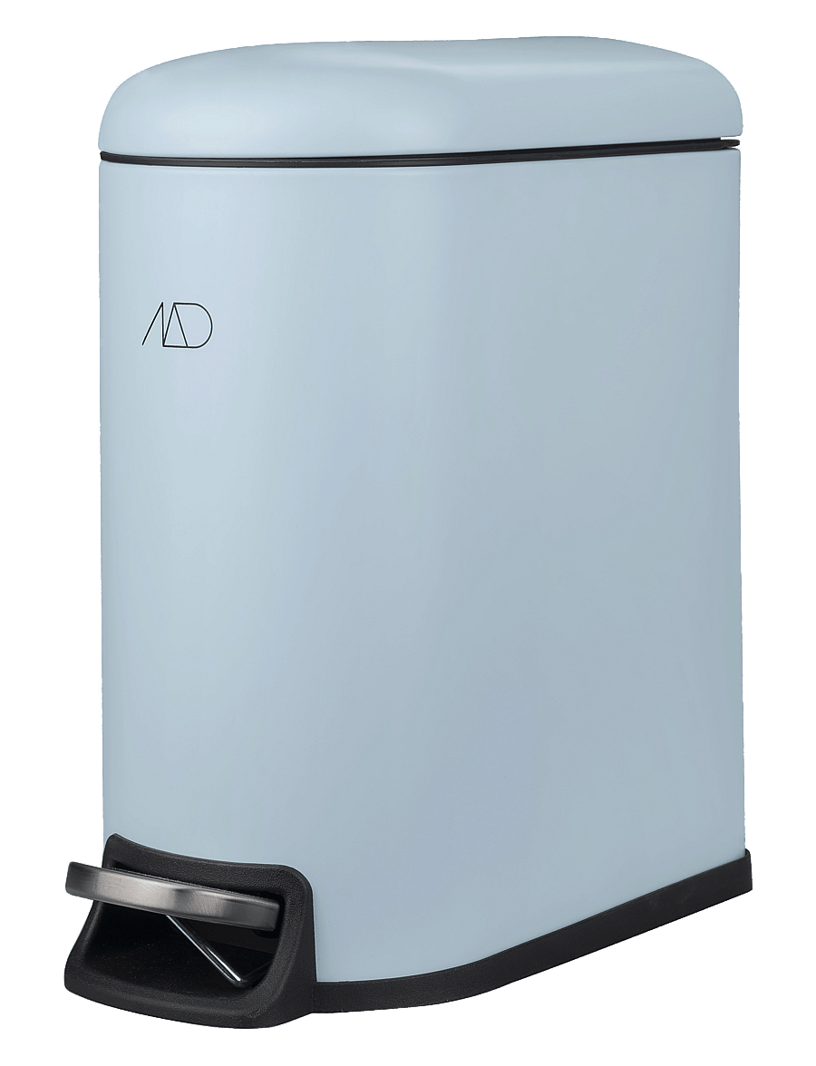 Mette Ditmer - MINI-WALTHER pedal bin - papierkörbe - light blue - 1