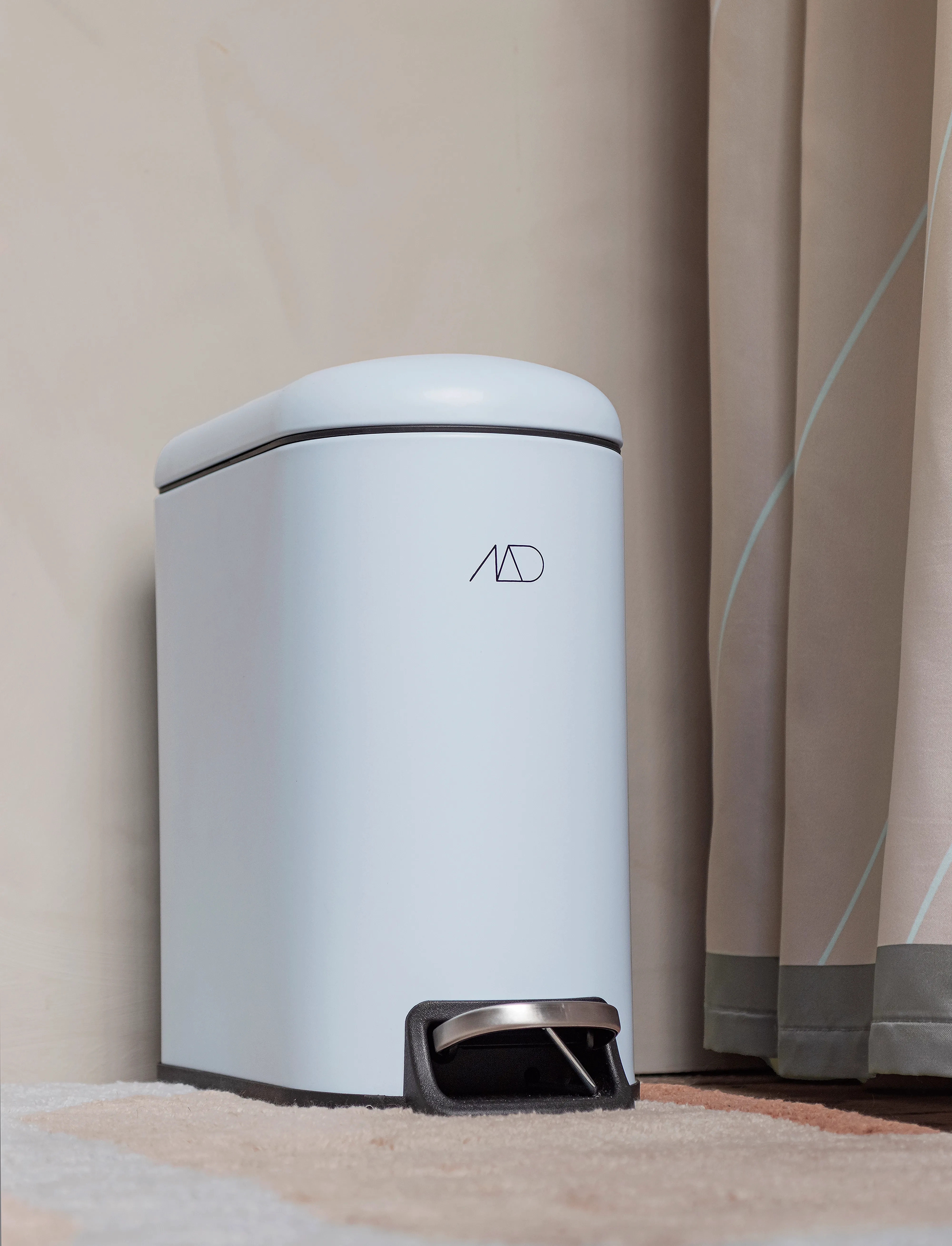 Mette Ditmer Mini-Walther Pedal Bin, 5 L, Storage, Blau - Paper Bins, Homeware
