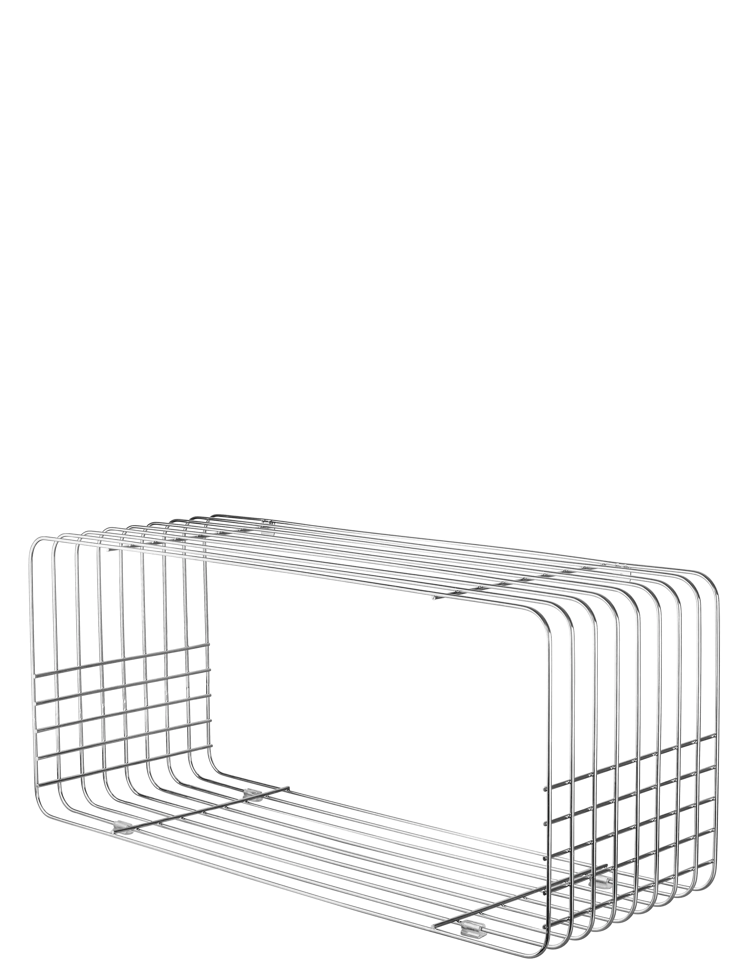 Mette Ditmer WIRE rack - Schuhregale und Tabletts - CHROME / silver