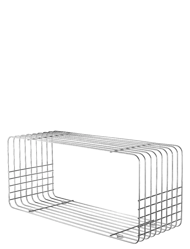 Mette Ditmer - WIRE rack - schuhregale und tabletts - chrome - 1
