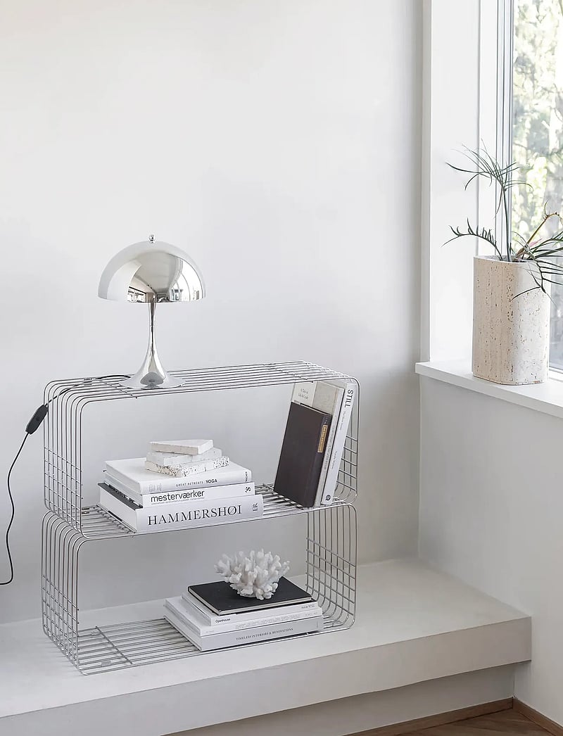 Mette Ditmer - WIRE rack - schuhregale und tabletts - chrome - 0