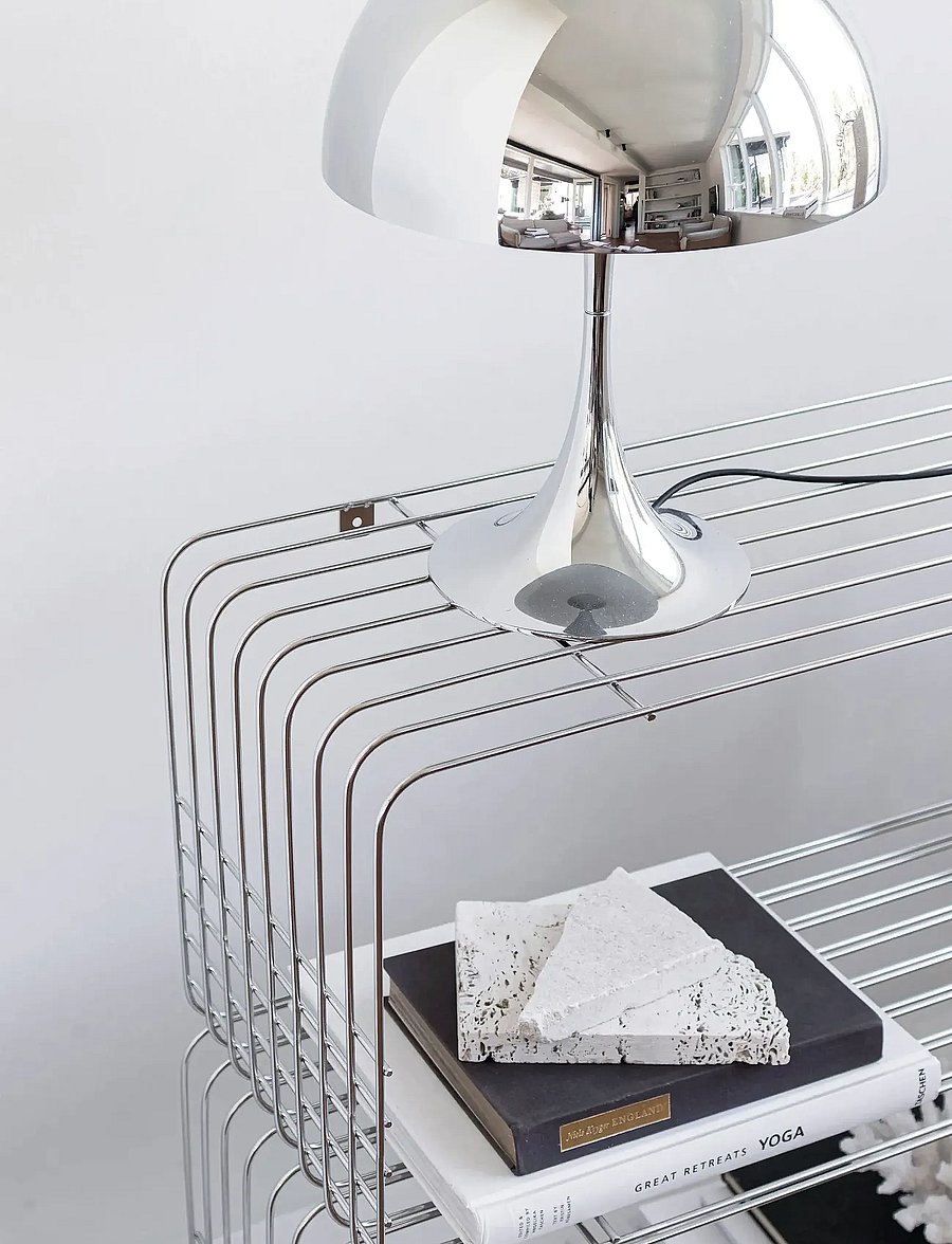 Mette Ditmer - WIRE rack - schuhregale und tabletts - chrome - 2