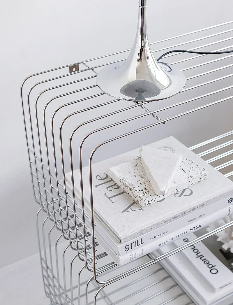 Mette Ditmer - WIRE rack - schuhregale und tabletts - chrome - 3