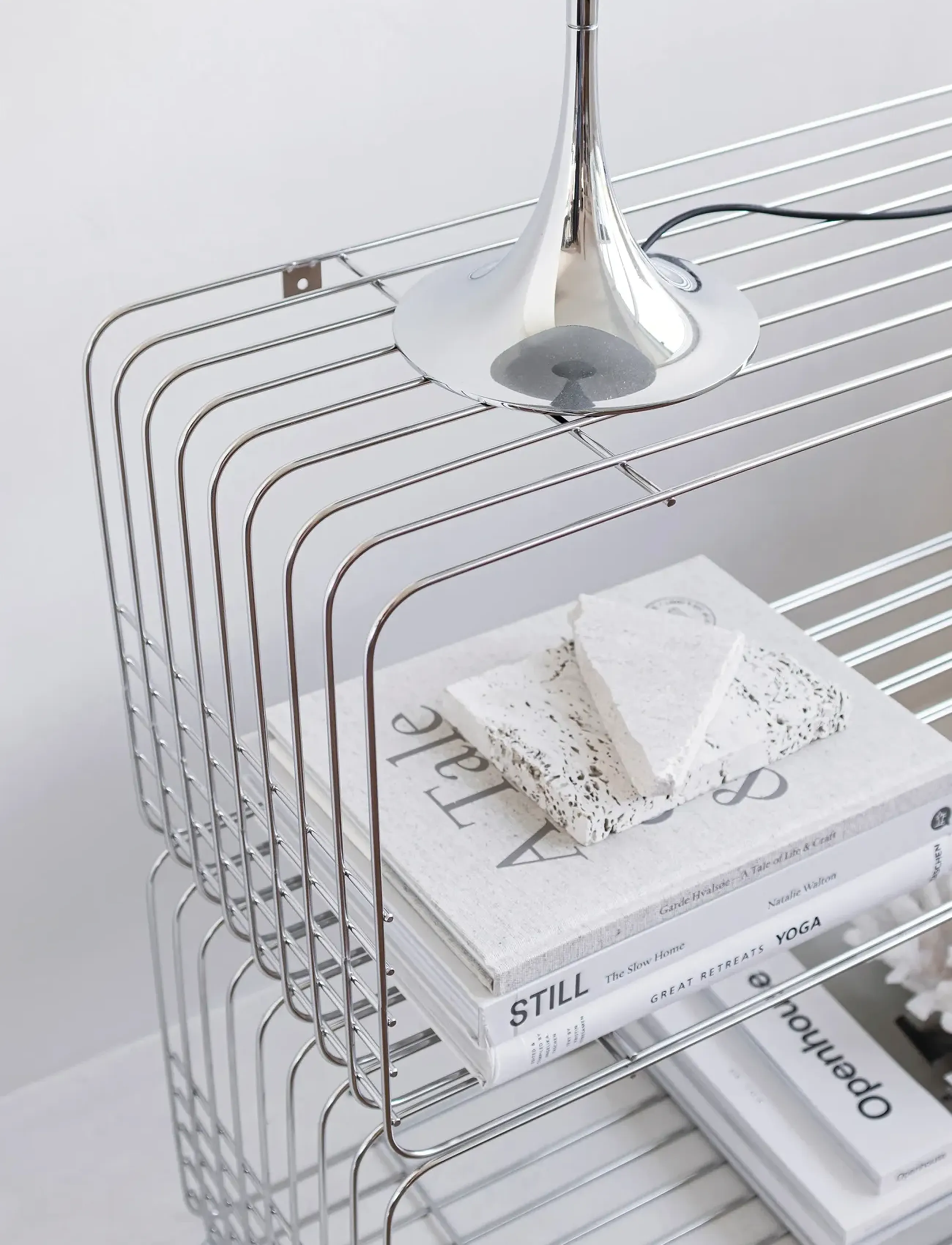 Mette Ditmer - WIRE rack - chrome - 3