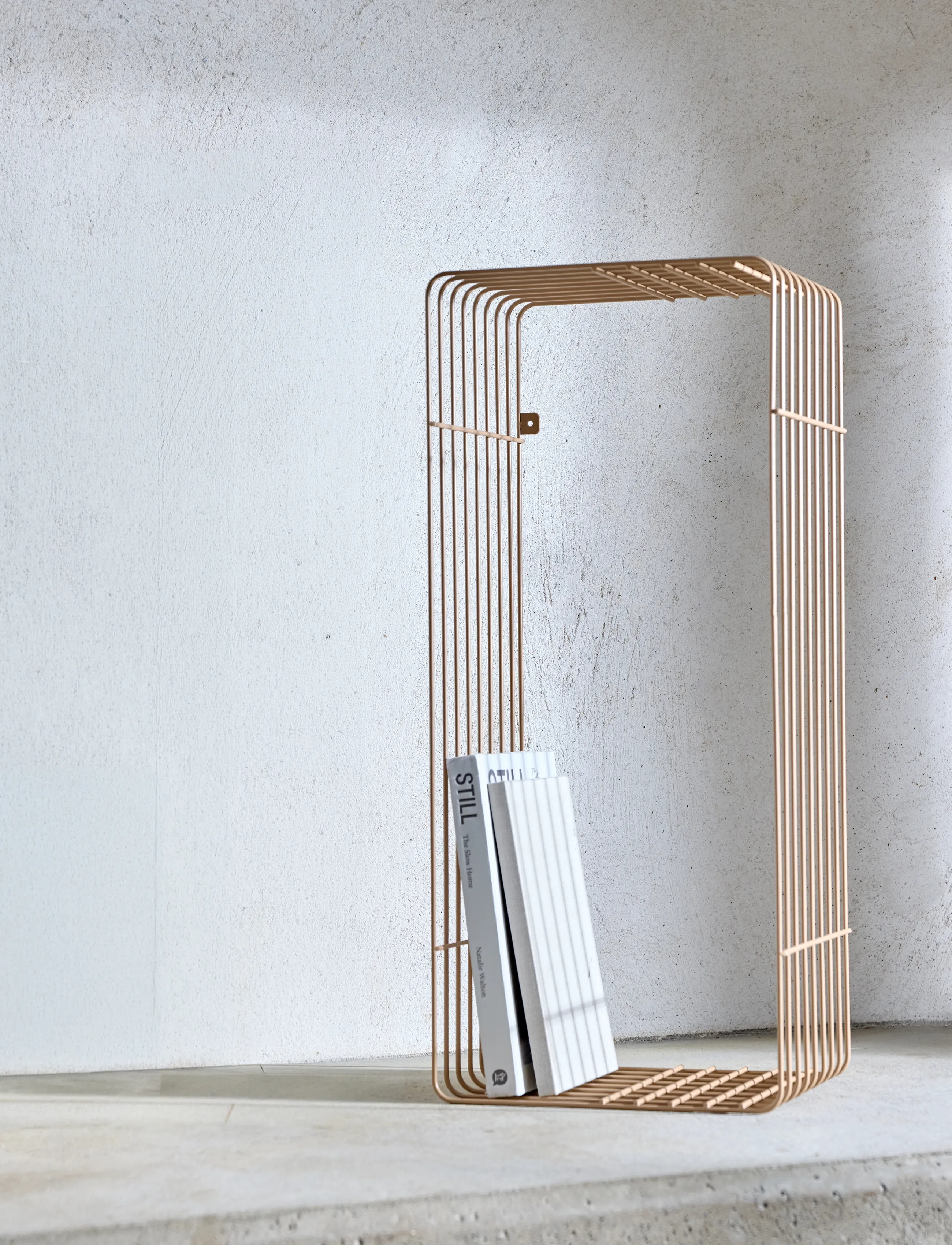 Mette Ditmer - WIRE rack - storage & shelves - sand - 5