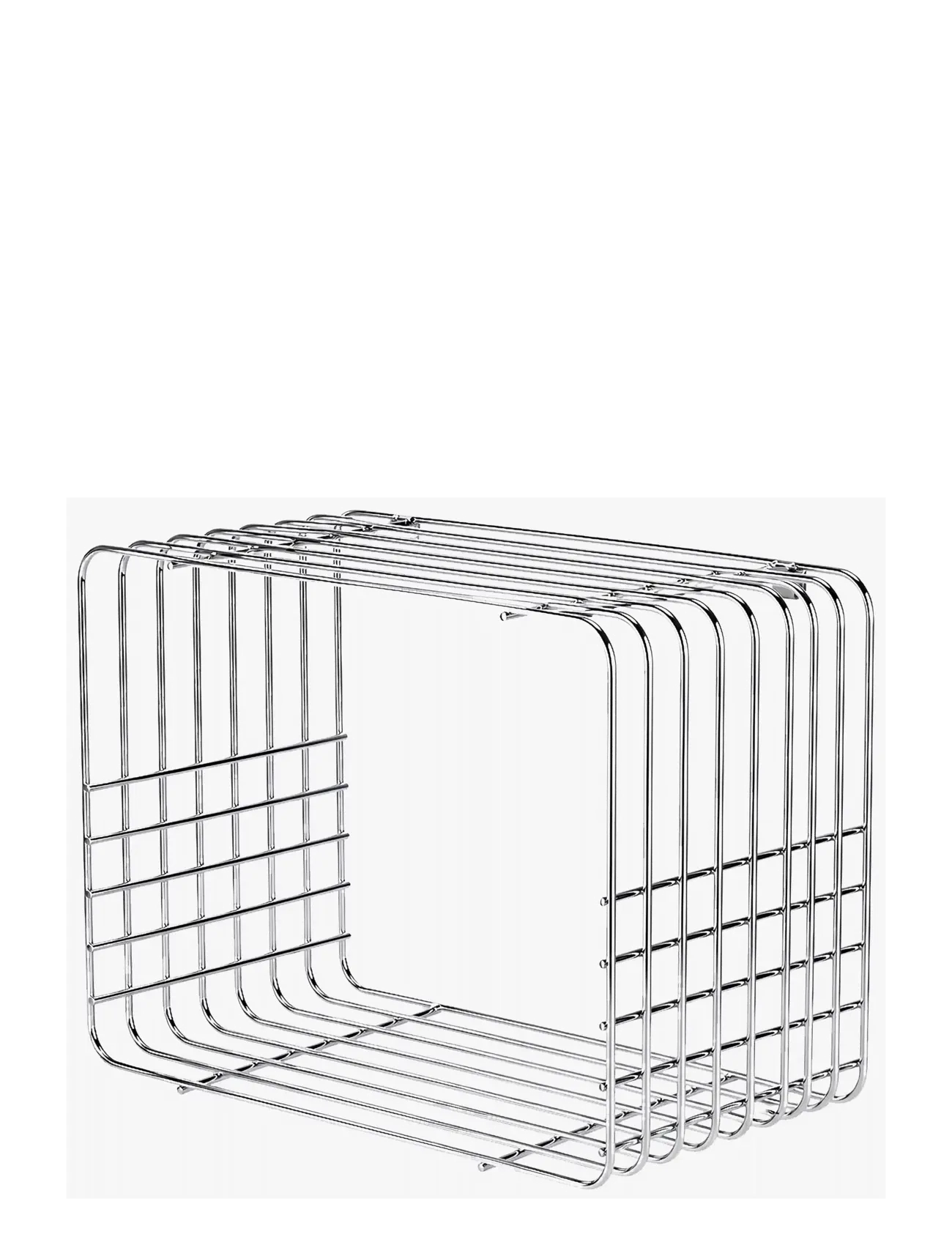 Mette Ditmer WIRE rack, short - Møbler - CHROME / silver
