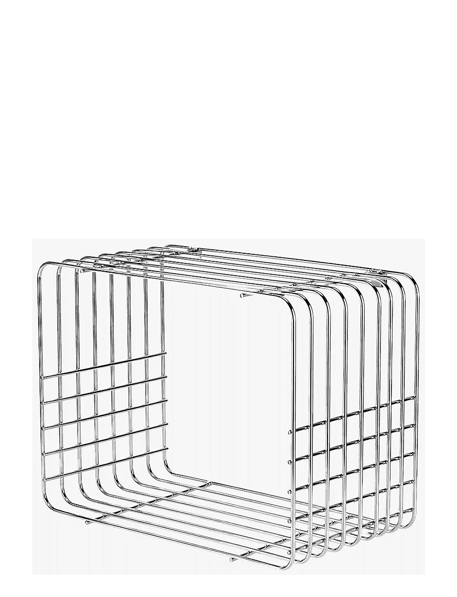 Mette Ditmer - STORE-IT shelf, short - hoiustamine ja riiulid - chrome - 1