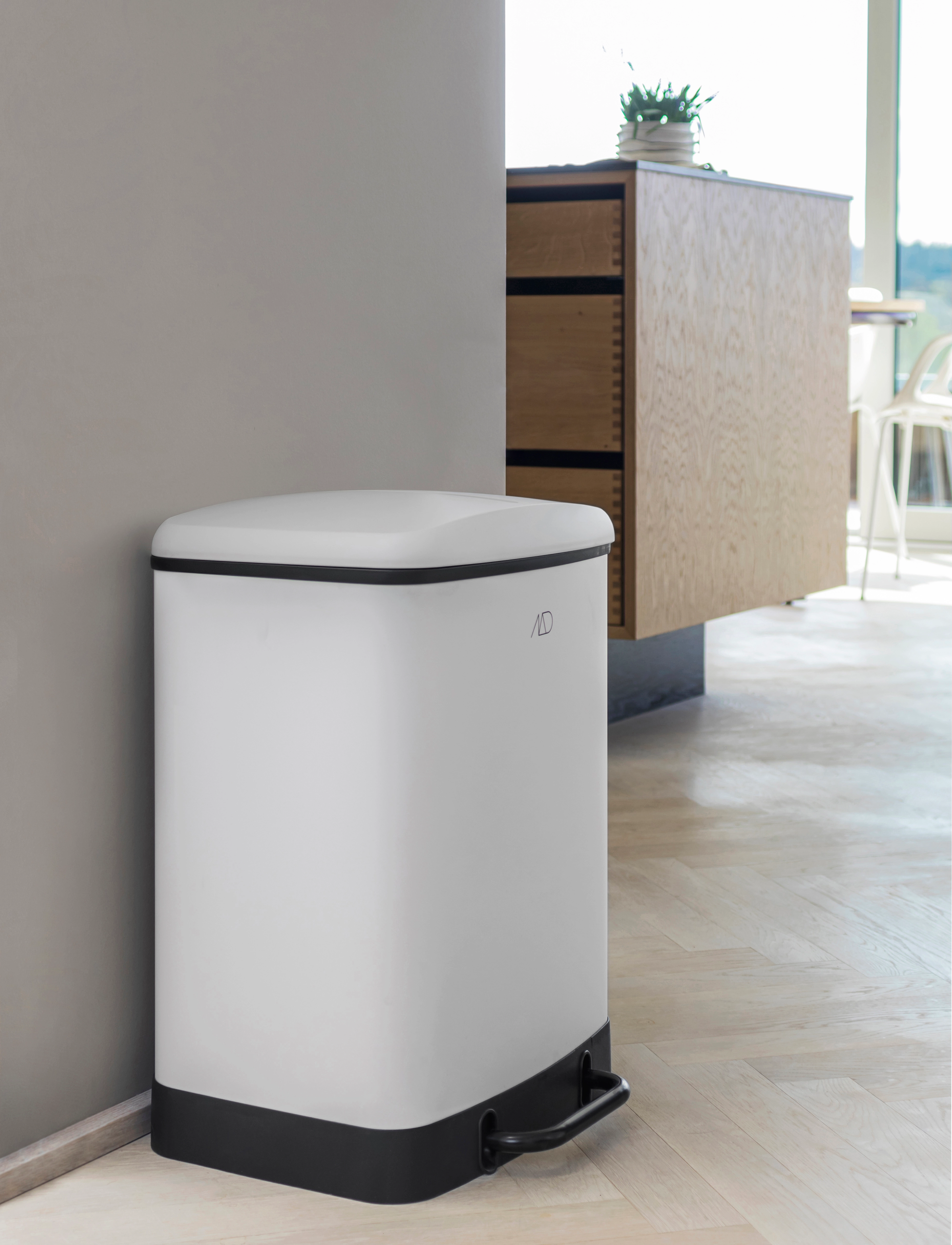 Mette Ditmer Wonda Recycle Bin, One Size, Storage, Weiß - Paper Bins, Homeware