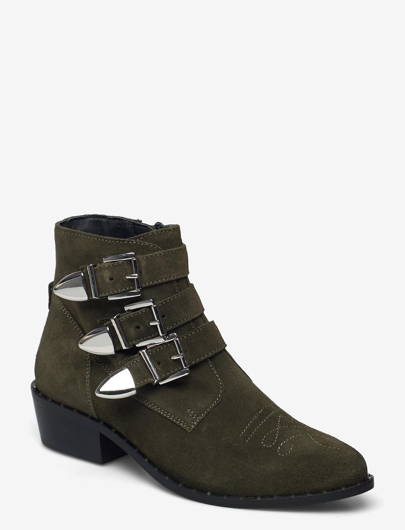 Mexx - Boot - flat ankle boots - olive - 0