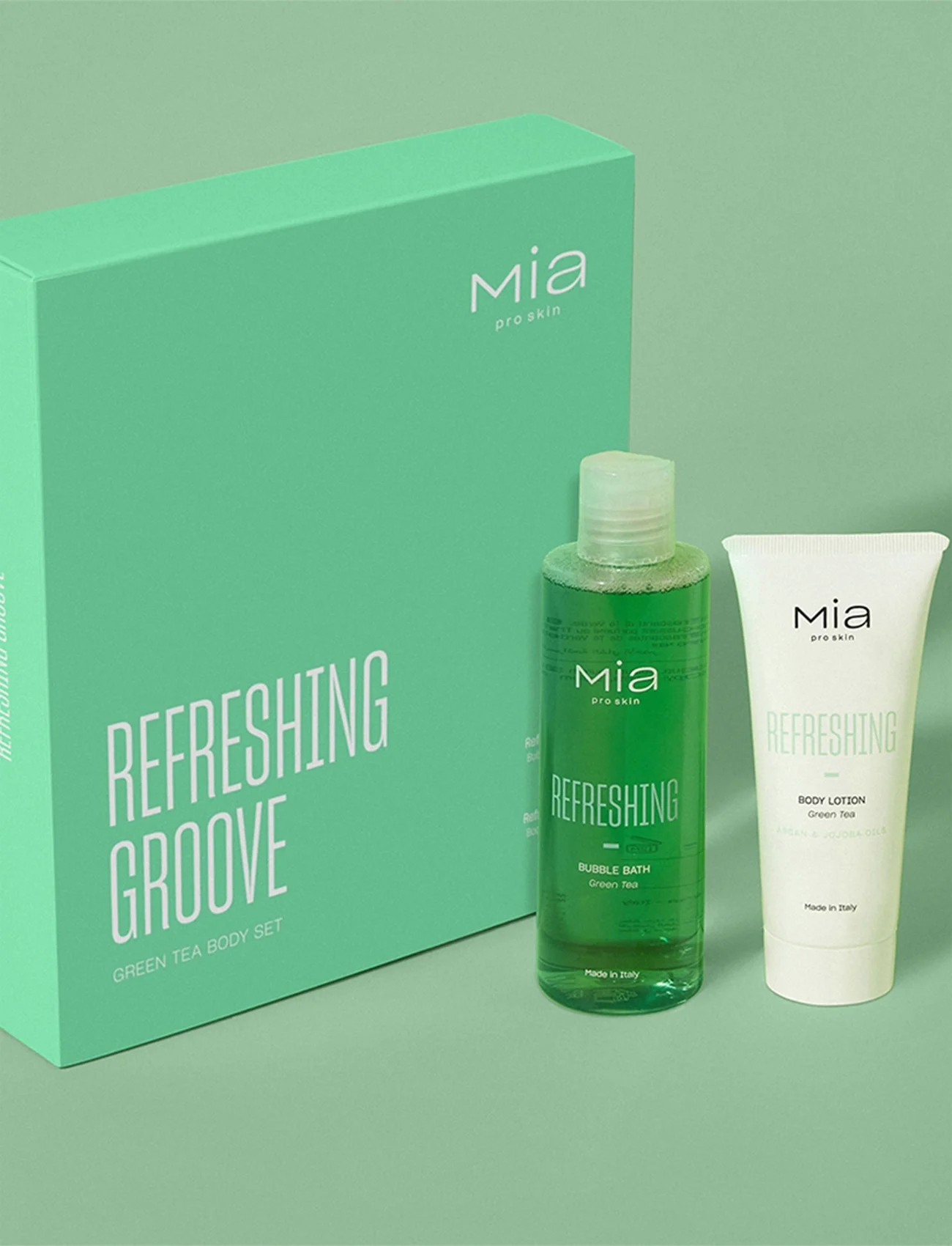 Mia Makeup - Mia Pro skin - REFRESHING GROOVE Green Tea Body Set - lägsta priserna - natural - 0