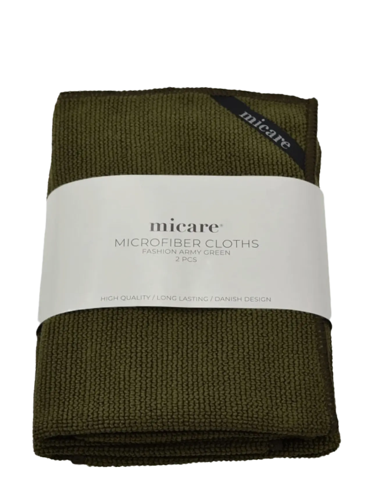 micare Lille microfiber klud | 2pak - micare - FASHION ARMY GREEN / khaki/green