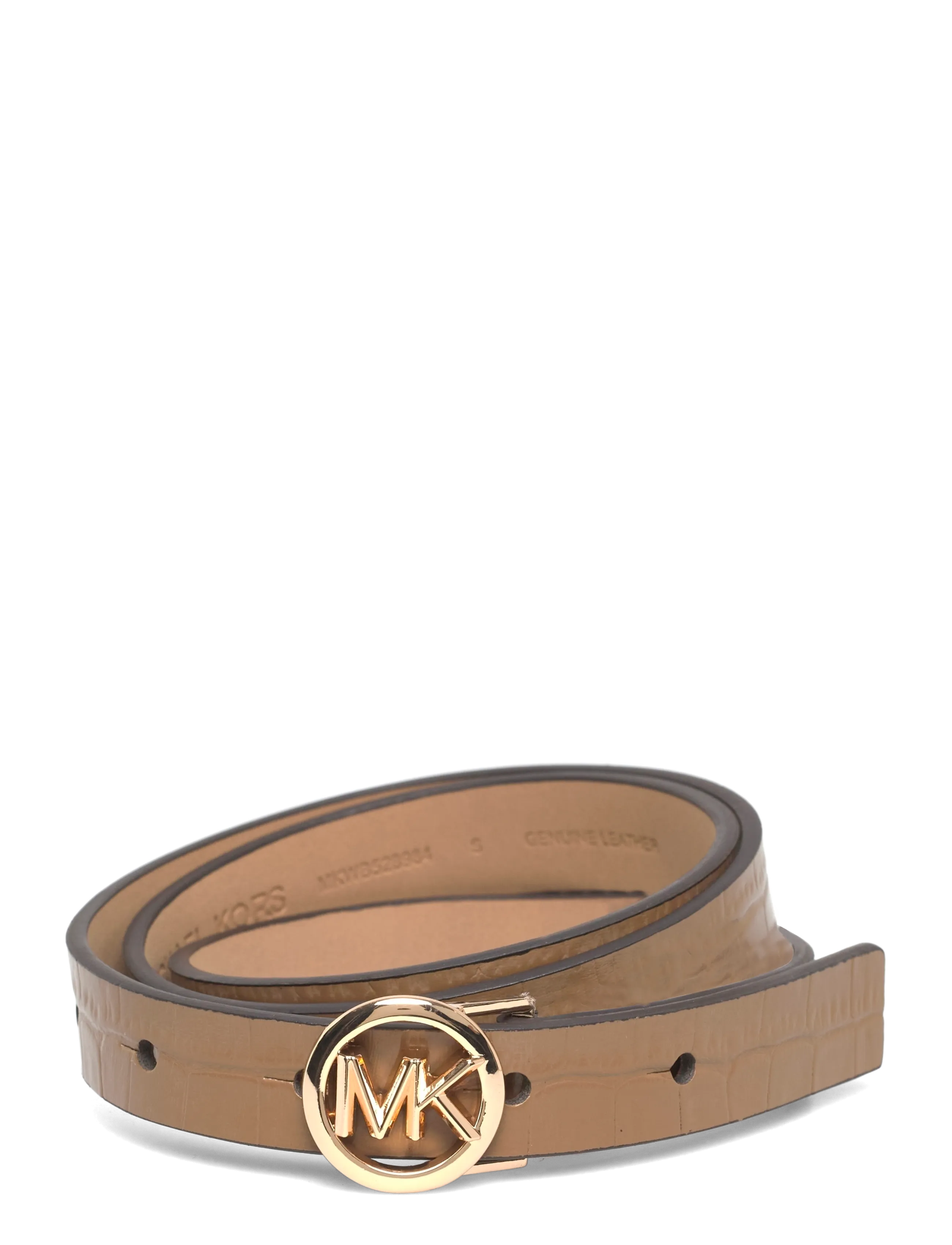Michael Kors Accessories MICHAEL KORS 18MM LOGO SKINNY BELT - Taillengürtel - HUSK / beige