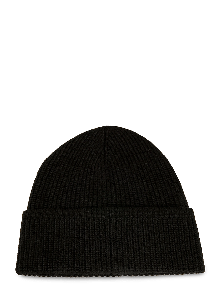 Michael Kors Accessories - BEVELED MK RIB CUFF HAT - huer - black - 1