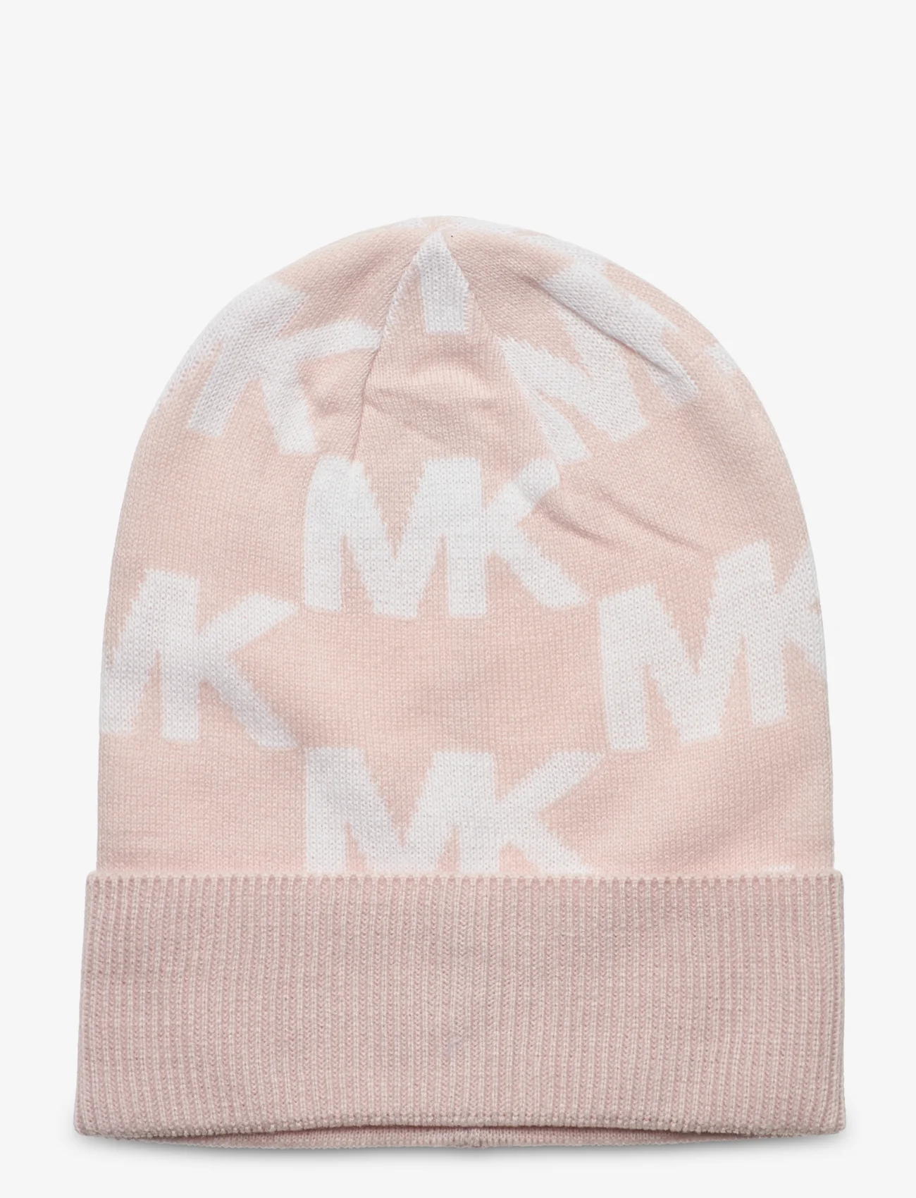 Michael Kors Accessories - Oversized chess mk cuff hat - pigimütsid - soft pink, cream - 0