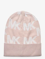 Michael Kors Accessories - Oversized chess mk cuff hat - mössor - soft pink, cream - 1