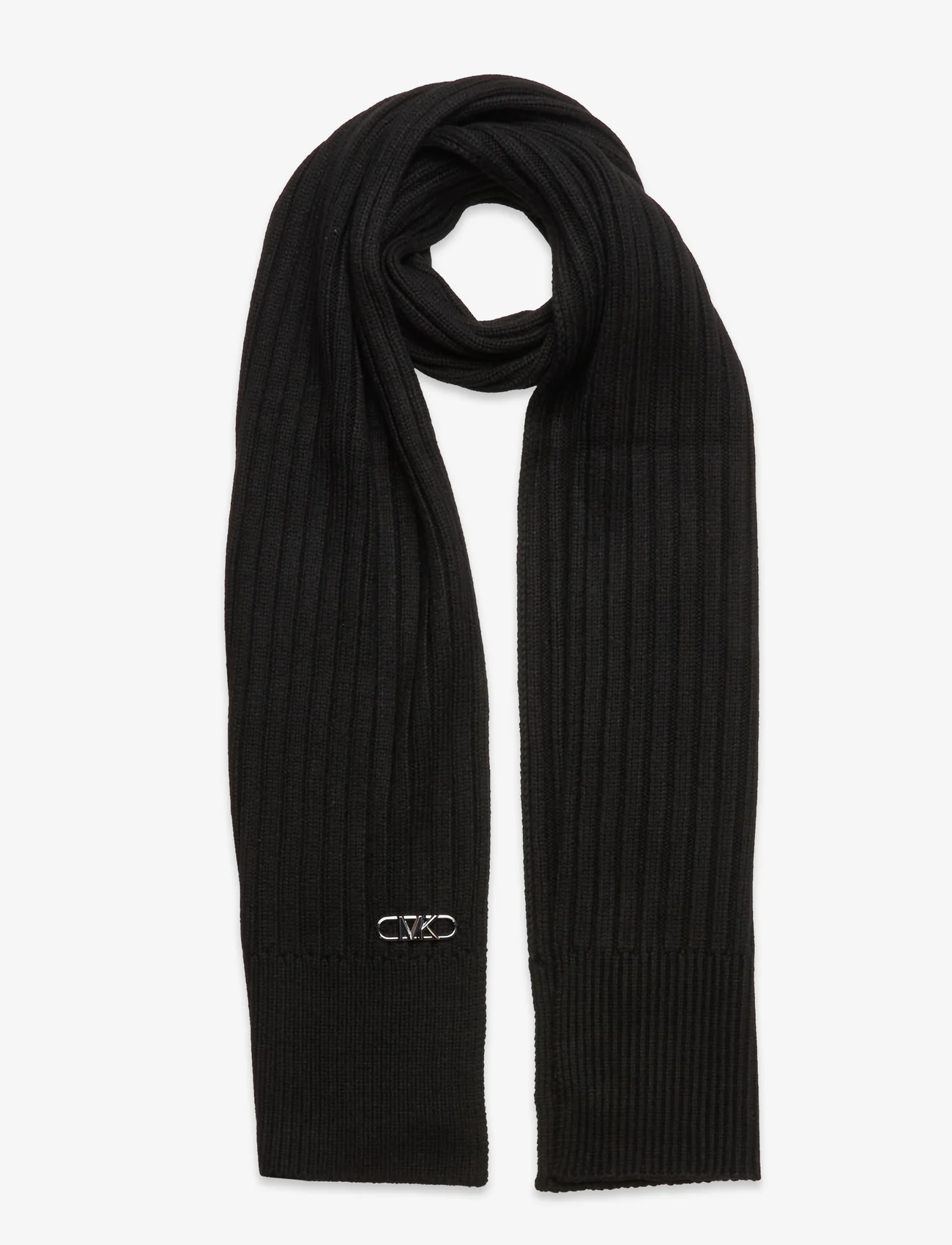 Michael Kors Accessories - Empire wide rib scarf - szaliki zimowe - black - 0