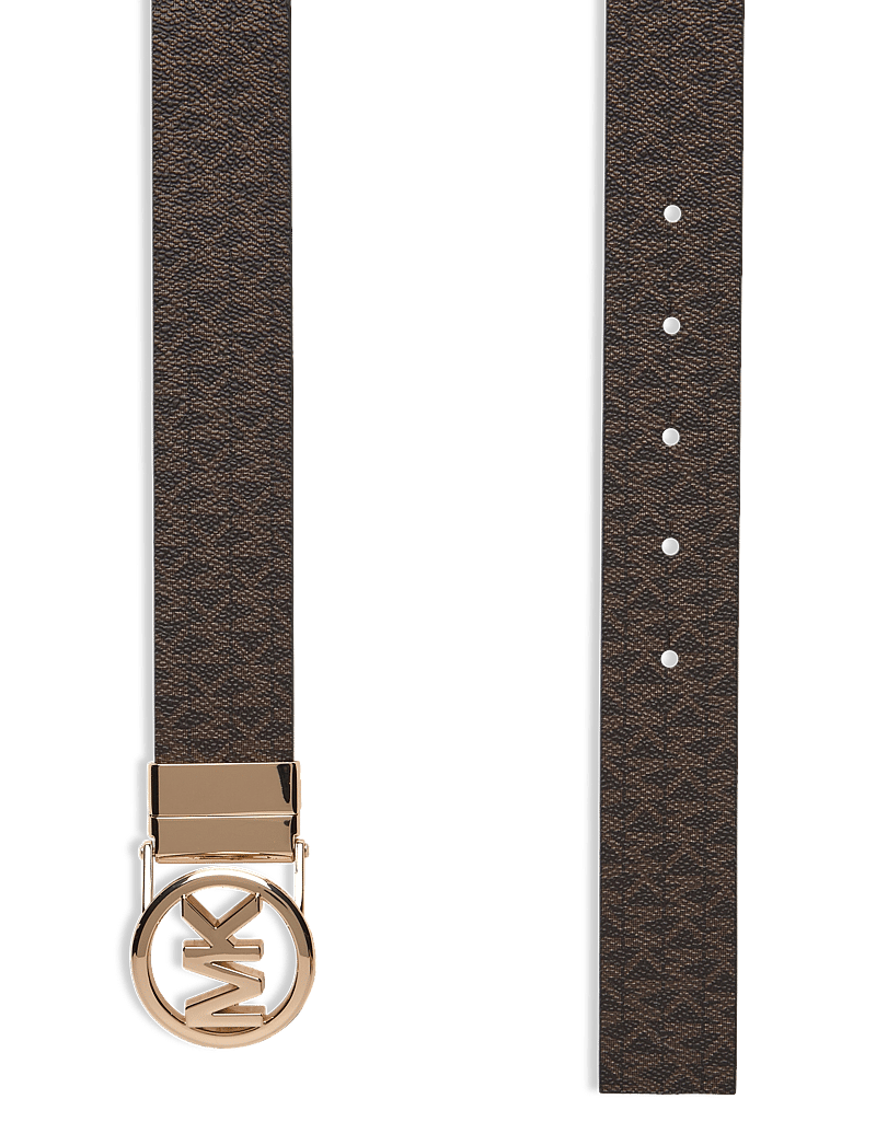 Michael Kors Accessories - 32mm Rev MK logo bkl logo to logo - casual gürtel - brown rev to black/gold hw - 1