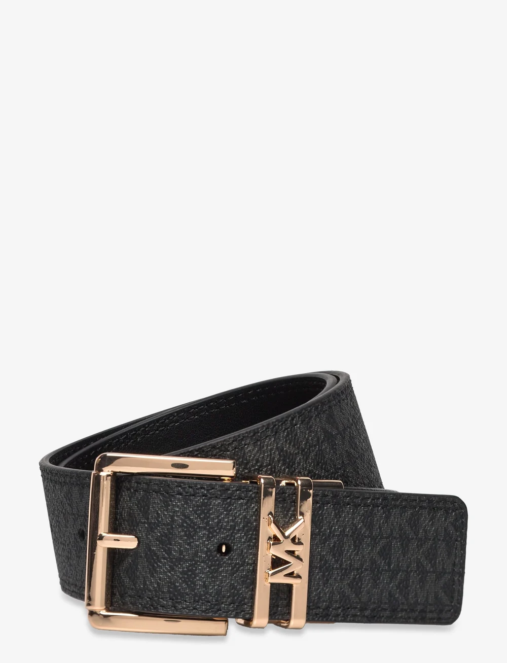 Michael Kors Accessories - 38mm Logo reversible belt - casual bælter - black logo rev. to black/gold hw - 0