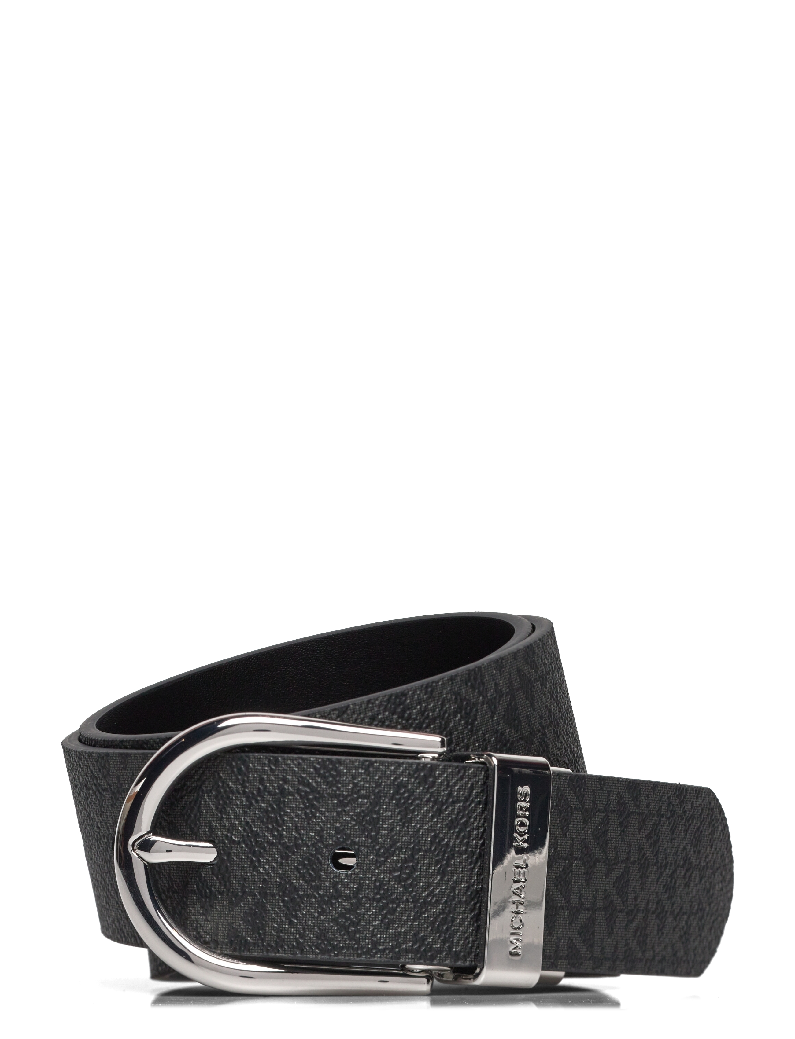 Michael Kors Accessories 38mm Reversible belt - Nyheder - BLACK REV. TO BLACK/SILVER / black